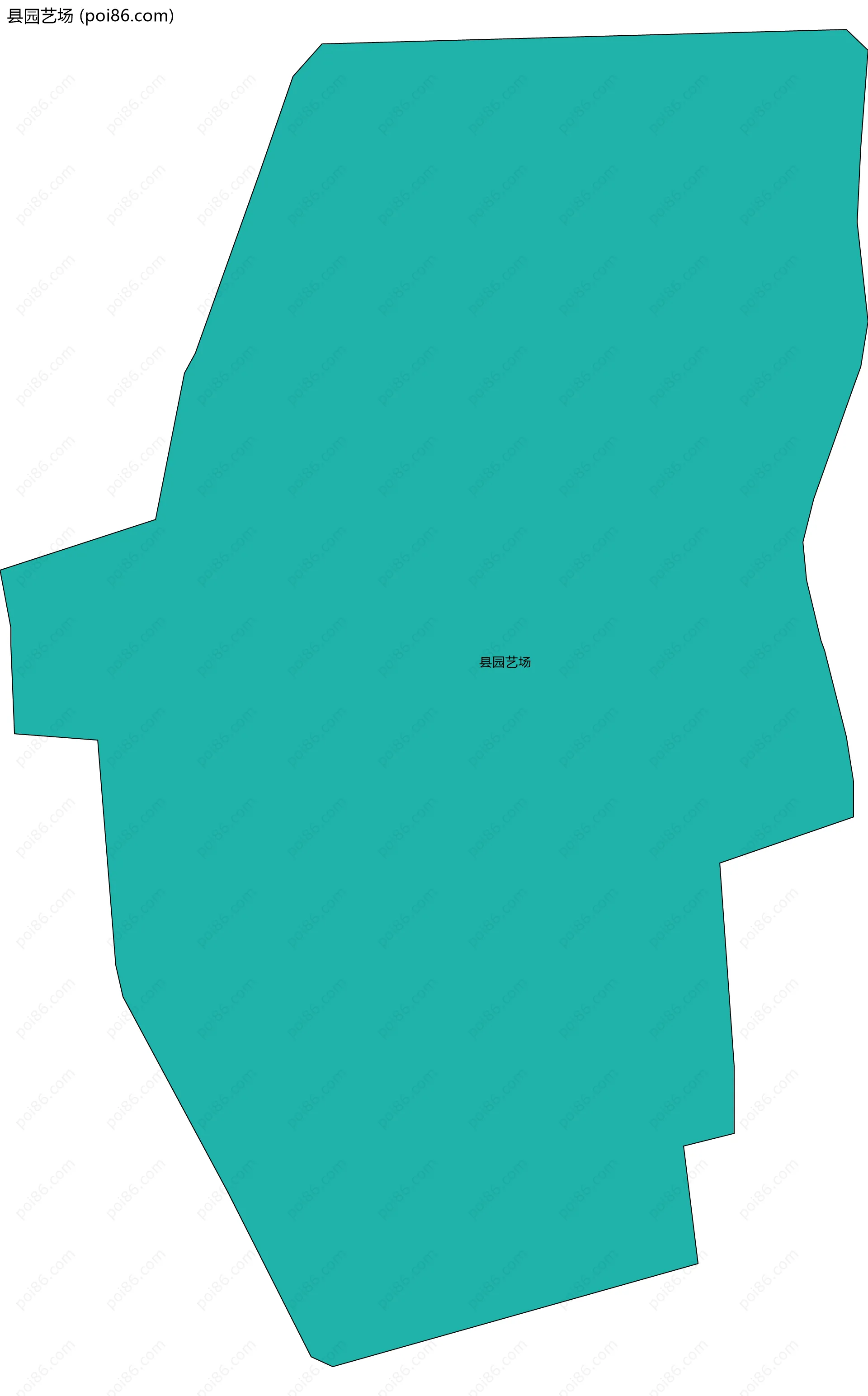 县园艺场边界地图