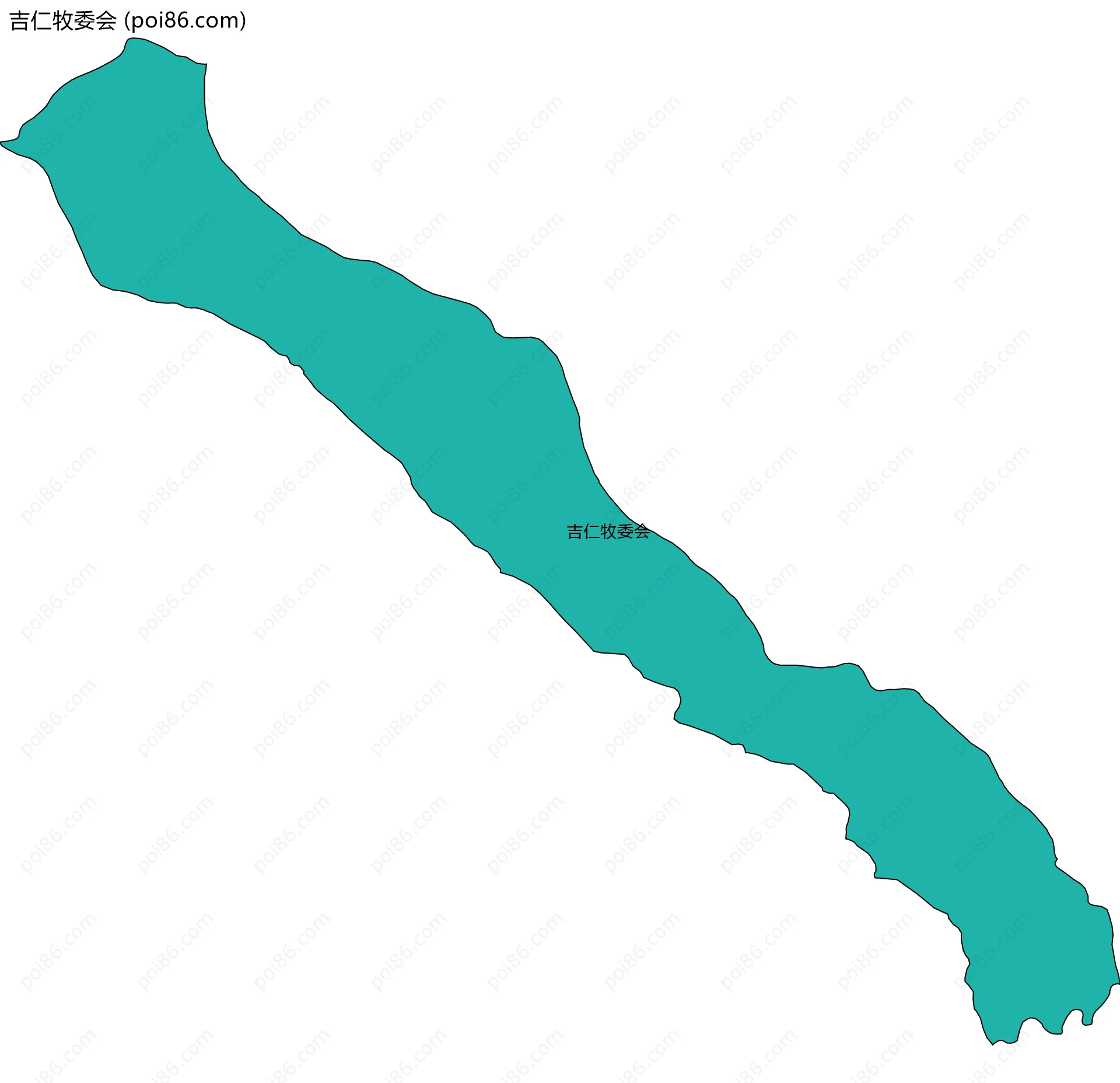吉仁牧委会边界地图