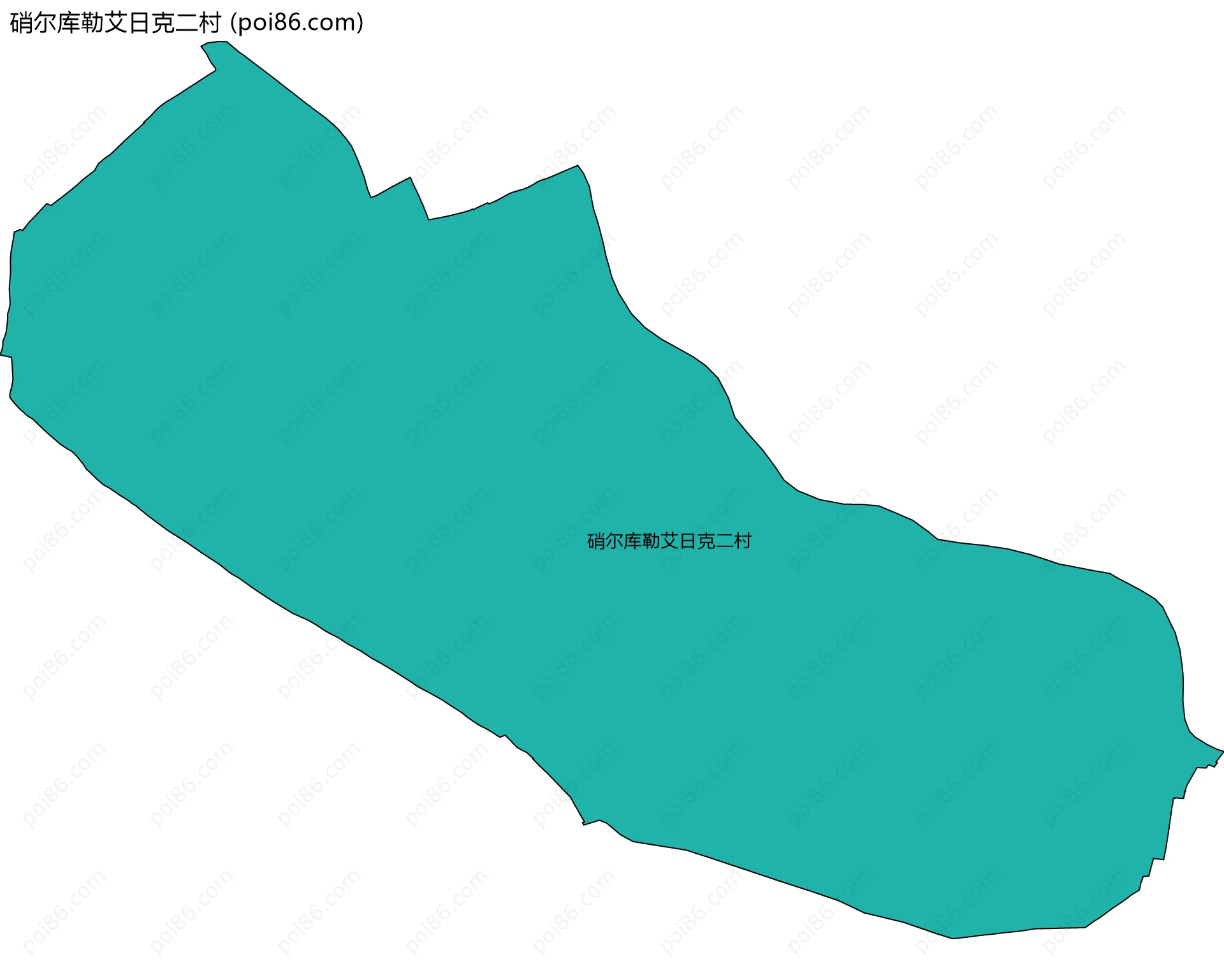 硝尔库勒艾日克二村边界地图