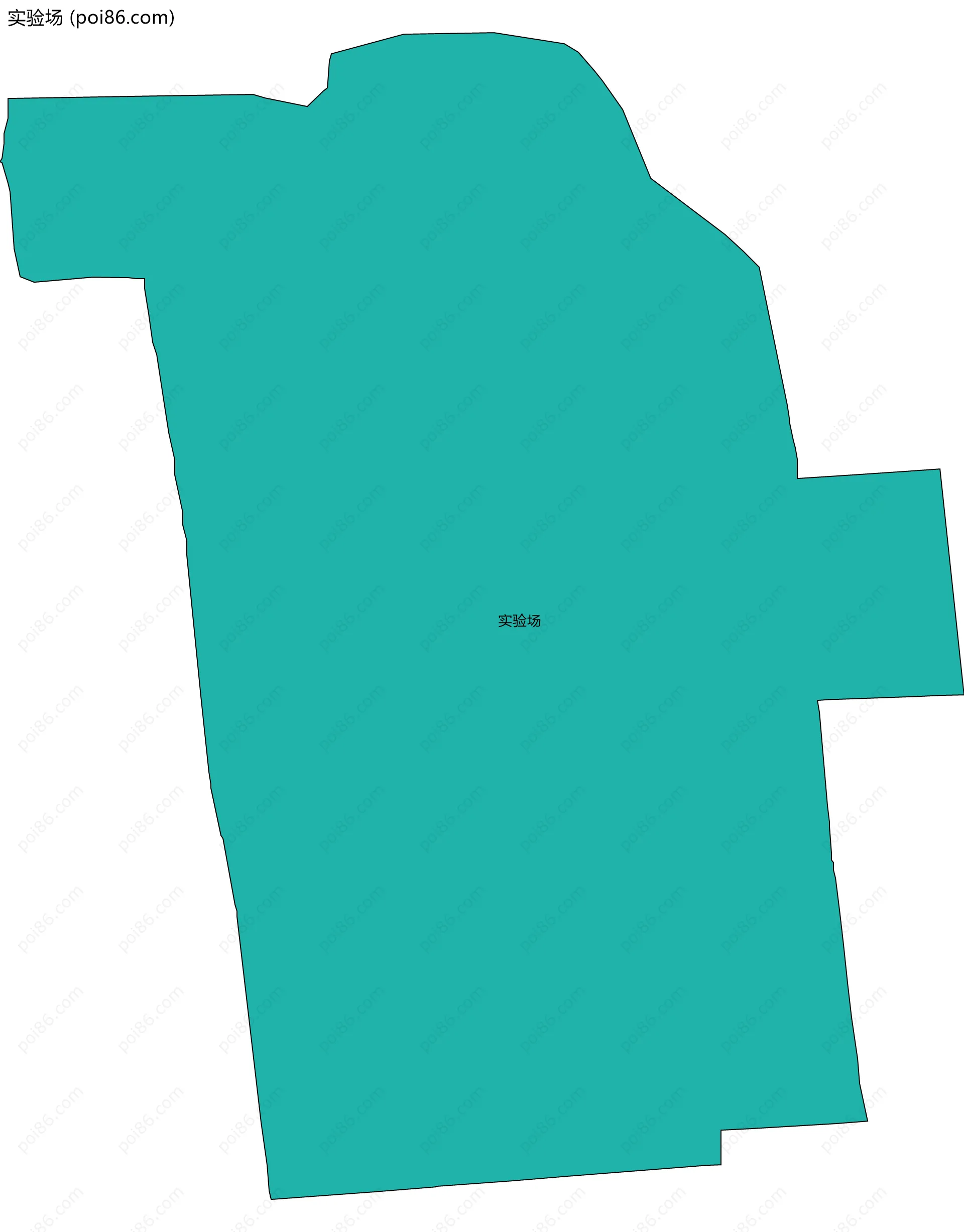 实验场边界地图