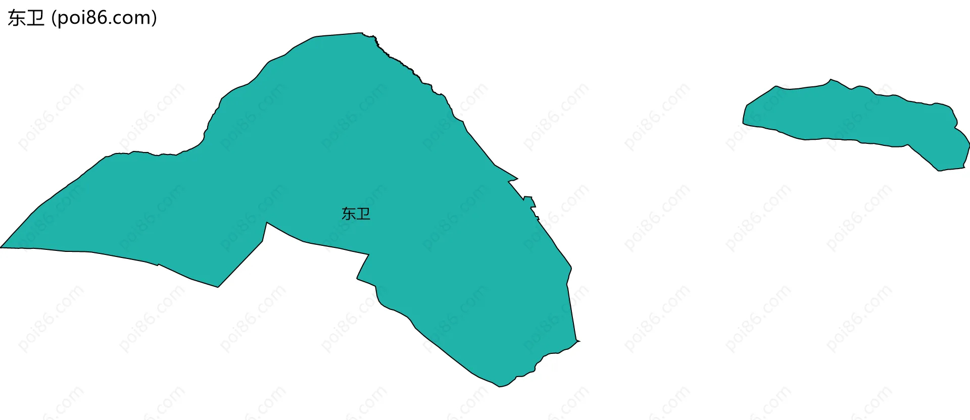 东卫边界地图