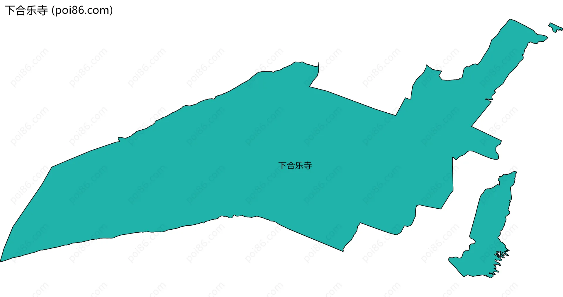 下合乐寺边界地图