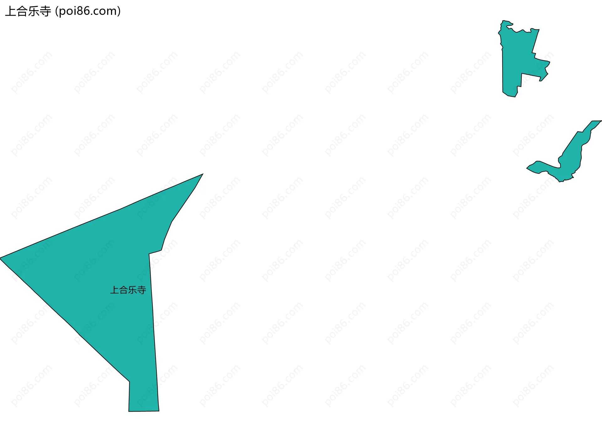 上合乐寺边界地图