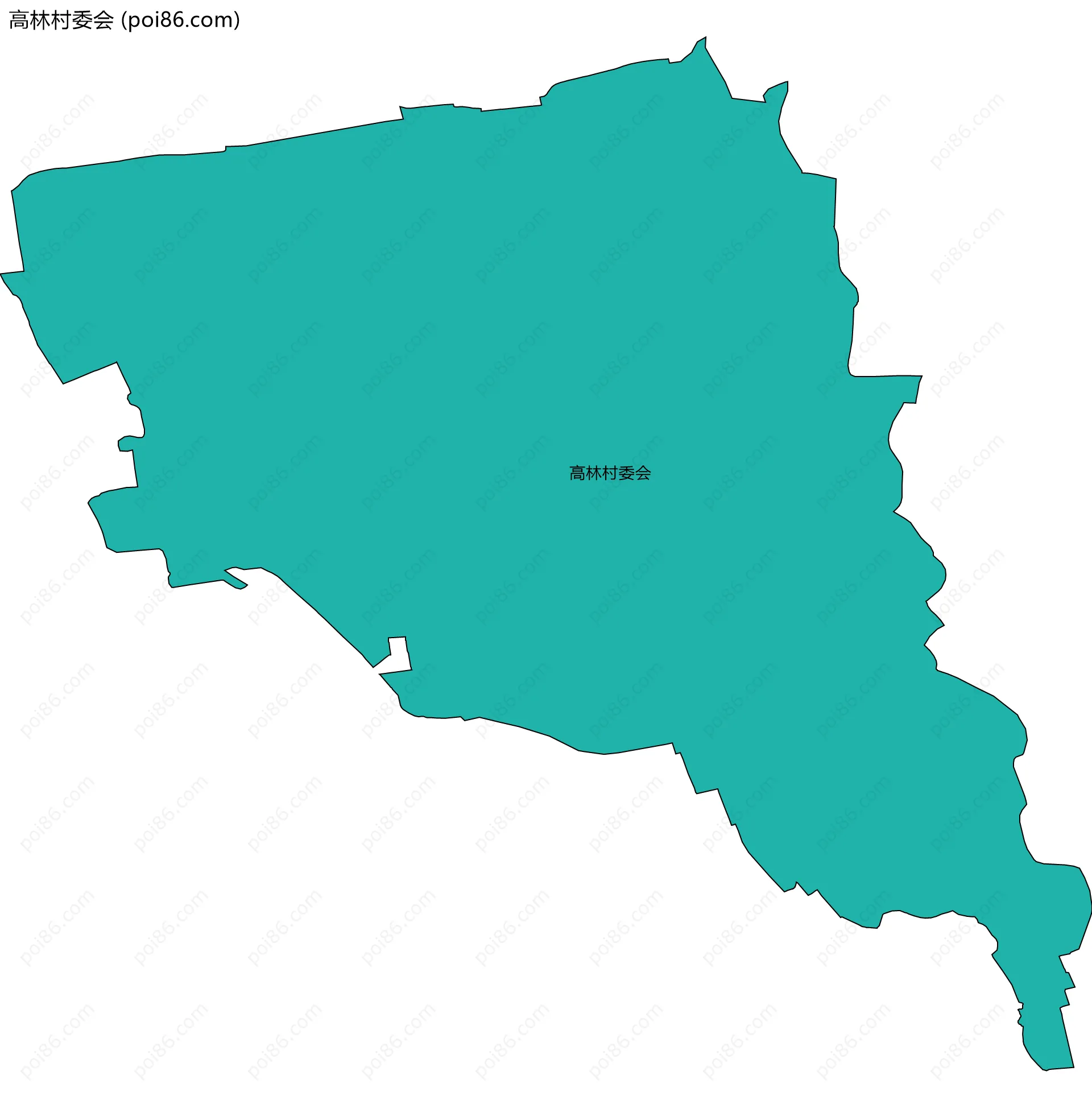 高林村委会边界地图