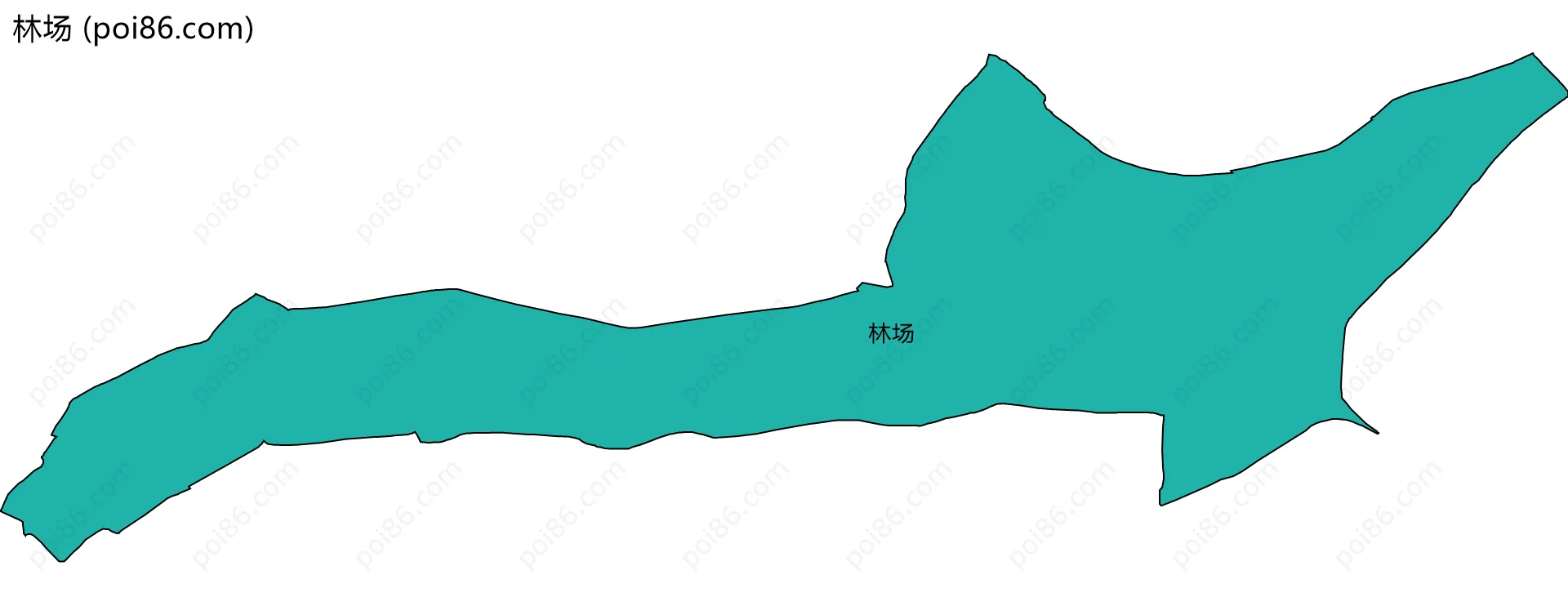 林场边界地图