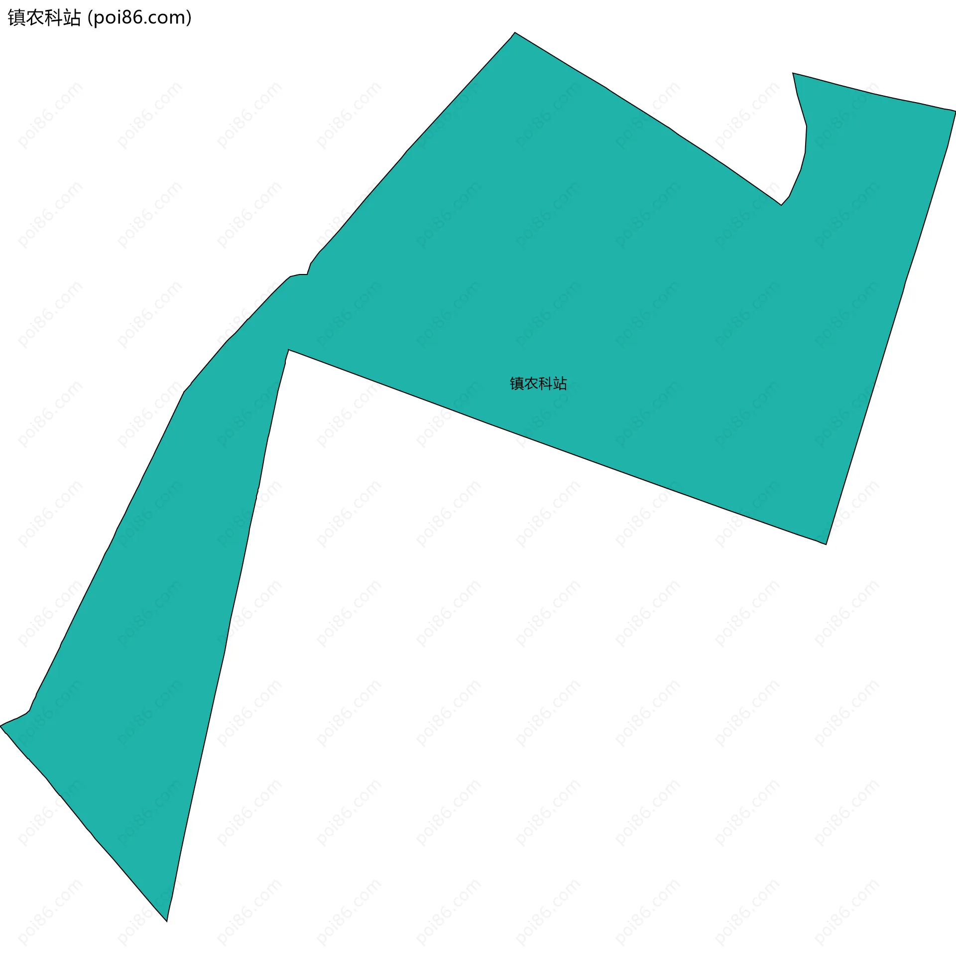 镇农科站边界地图