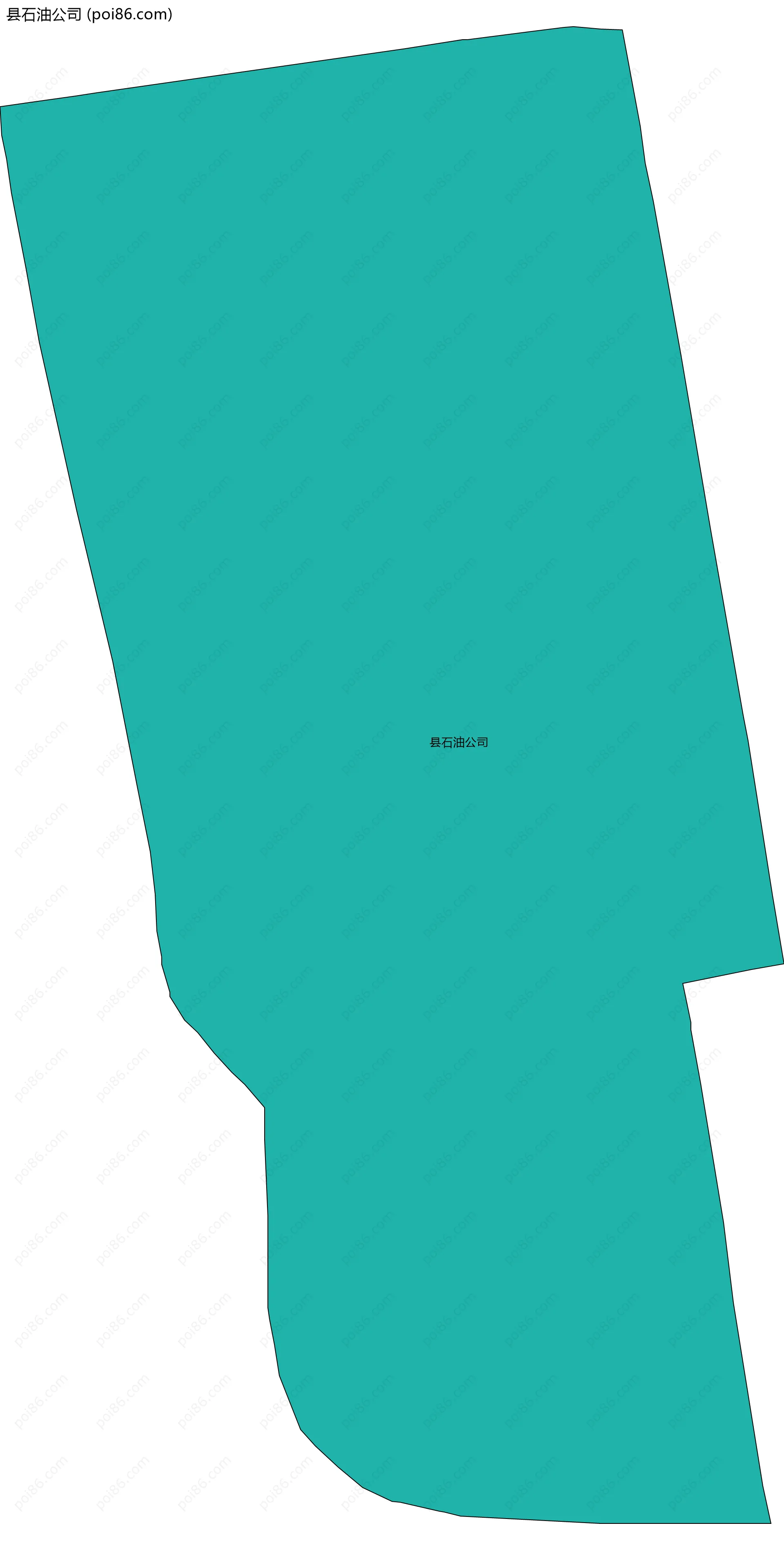 县石油公司边界地图