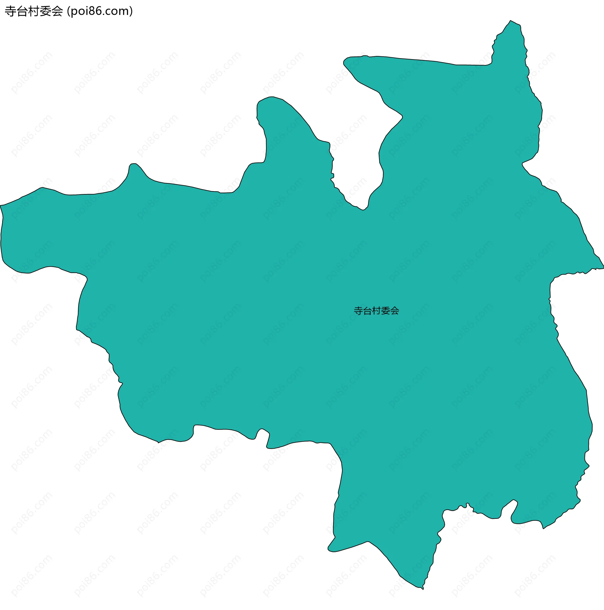 寺台村委会边界地图