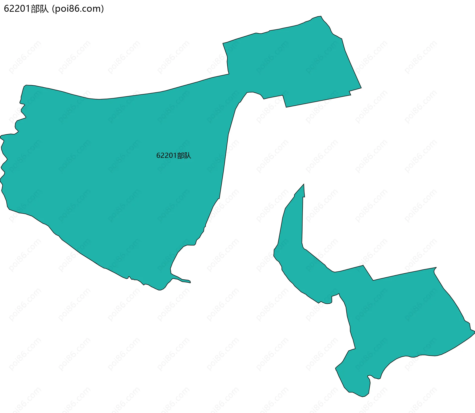 62201部队边界地图