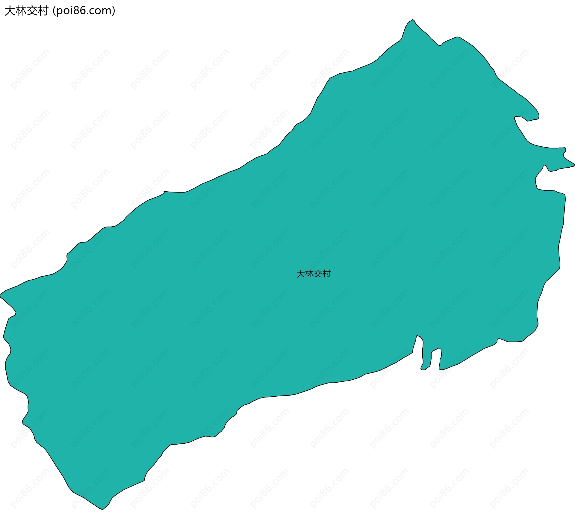 大林交村边界地图