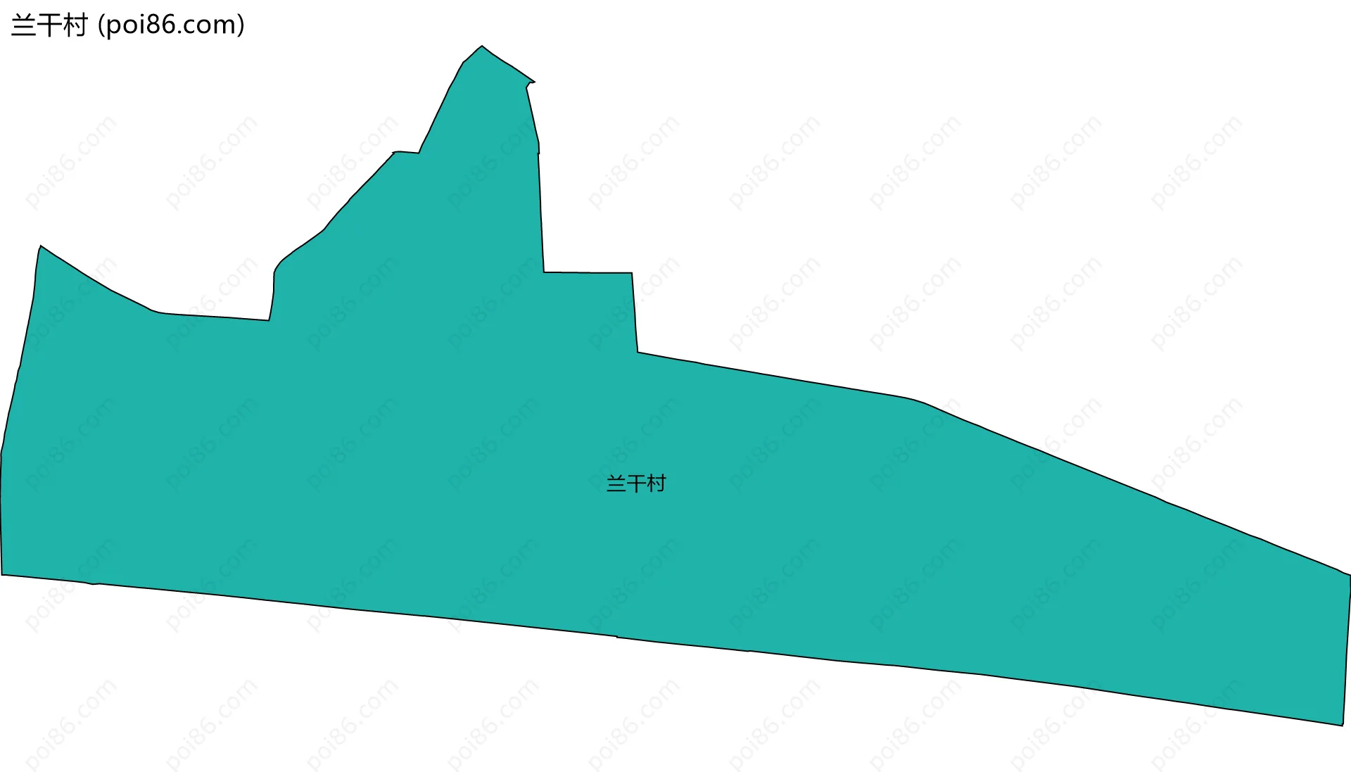 兰干村边界地图