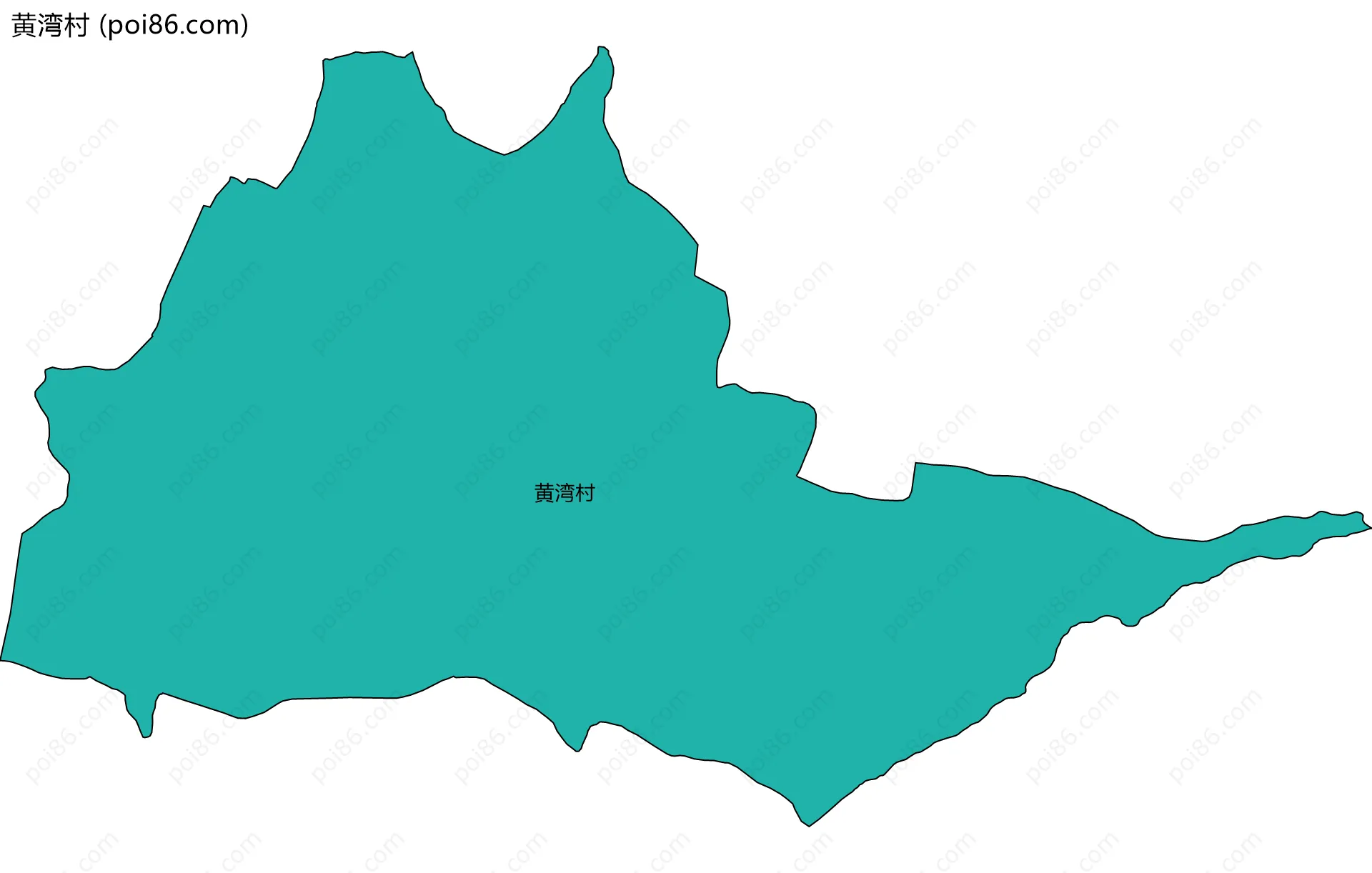 黄湾村边界地图