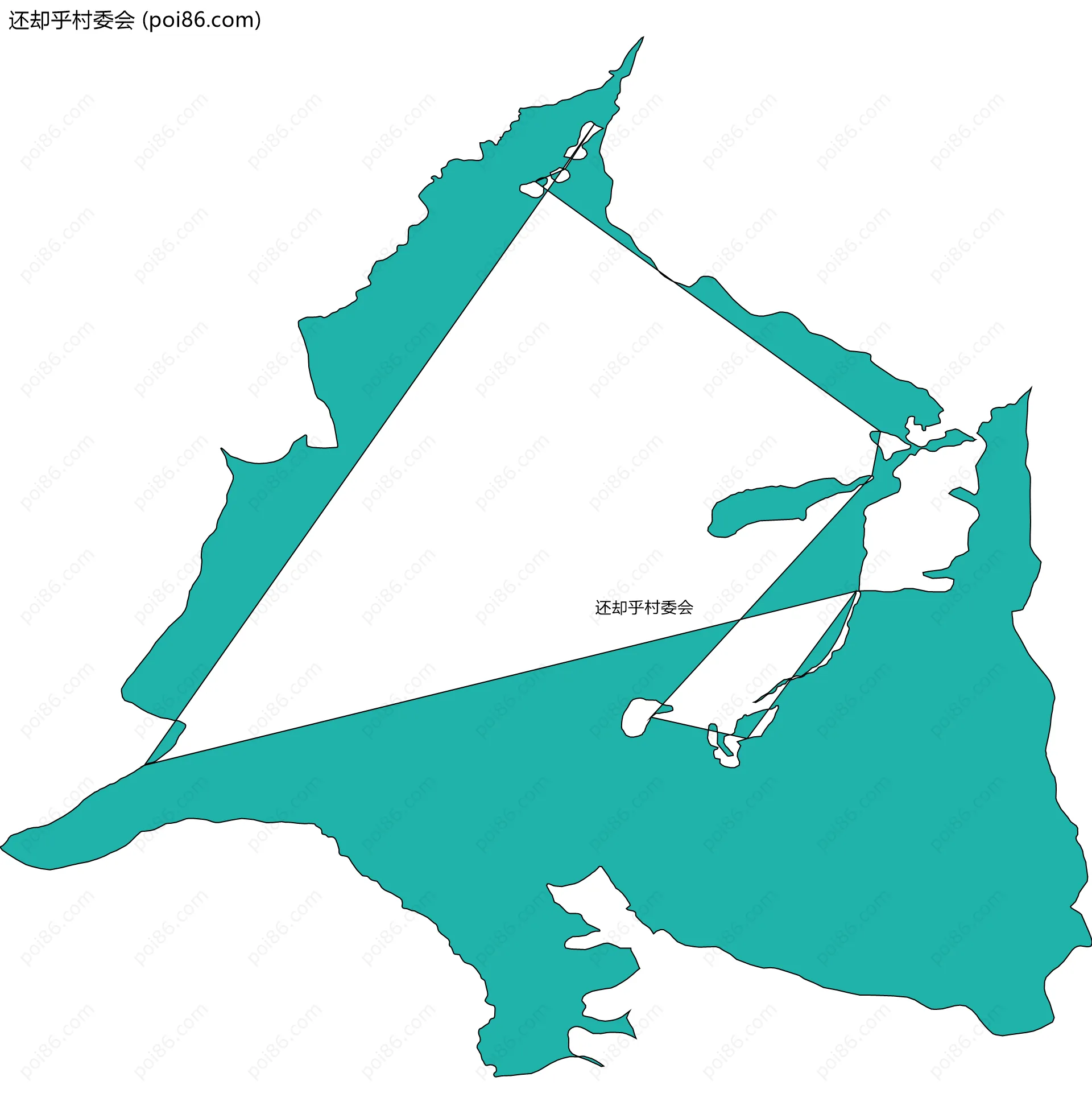 还却乎村委会边界地图