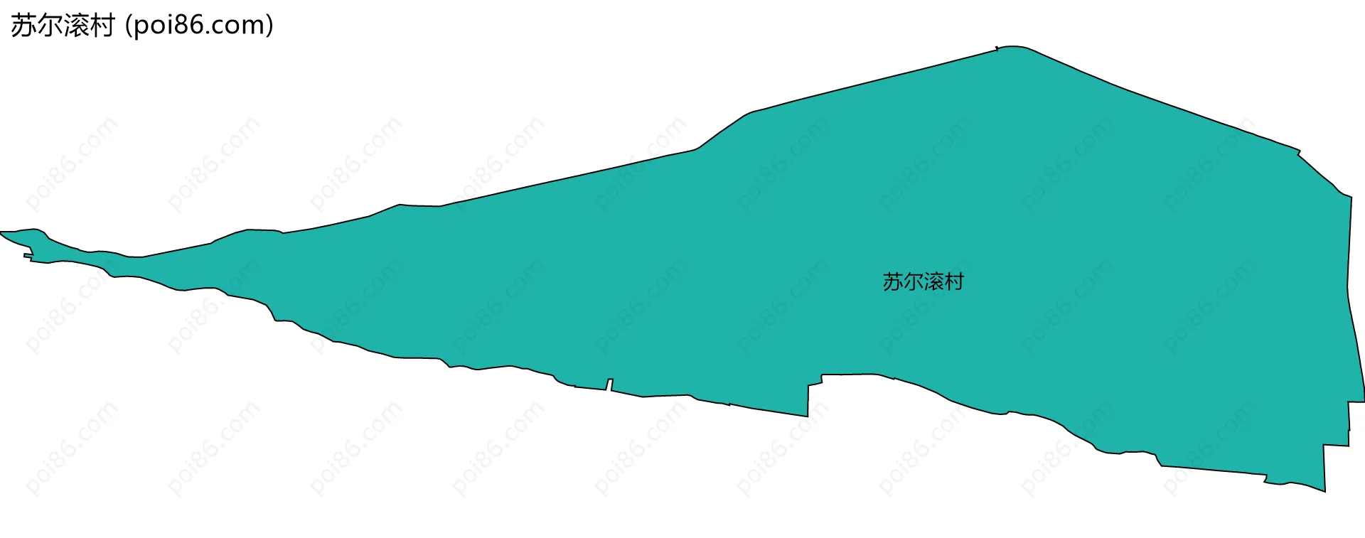 苏尔滚村边界地图