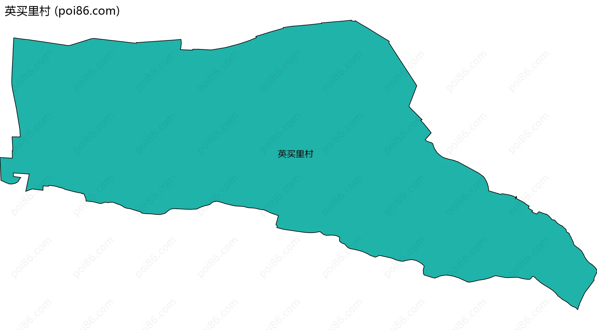 英买里村边界地图