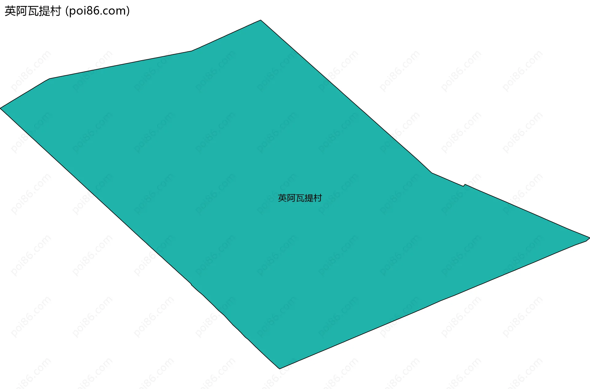 英阿瓦提村边界地图