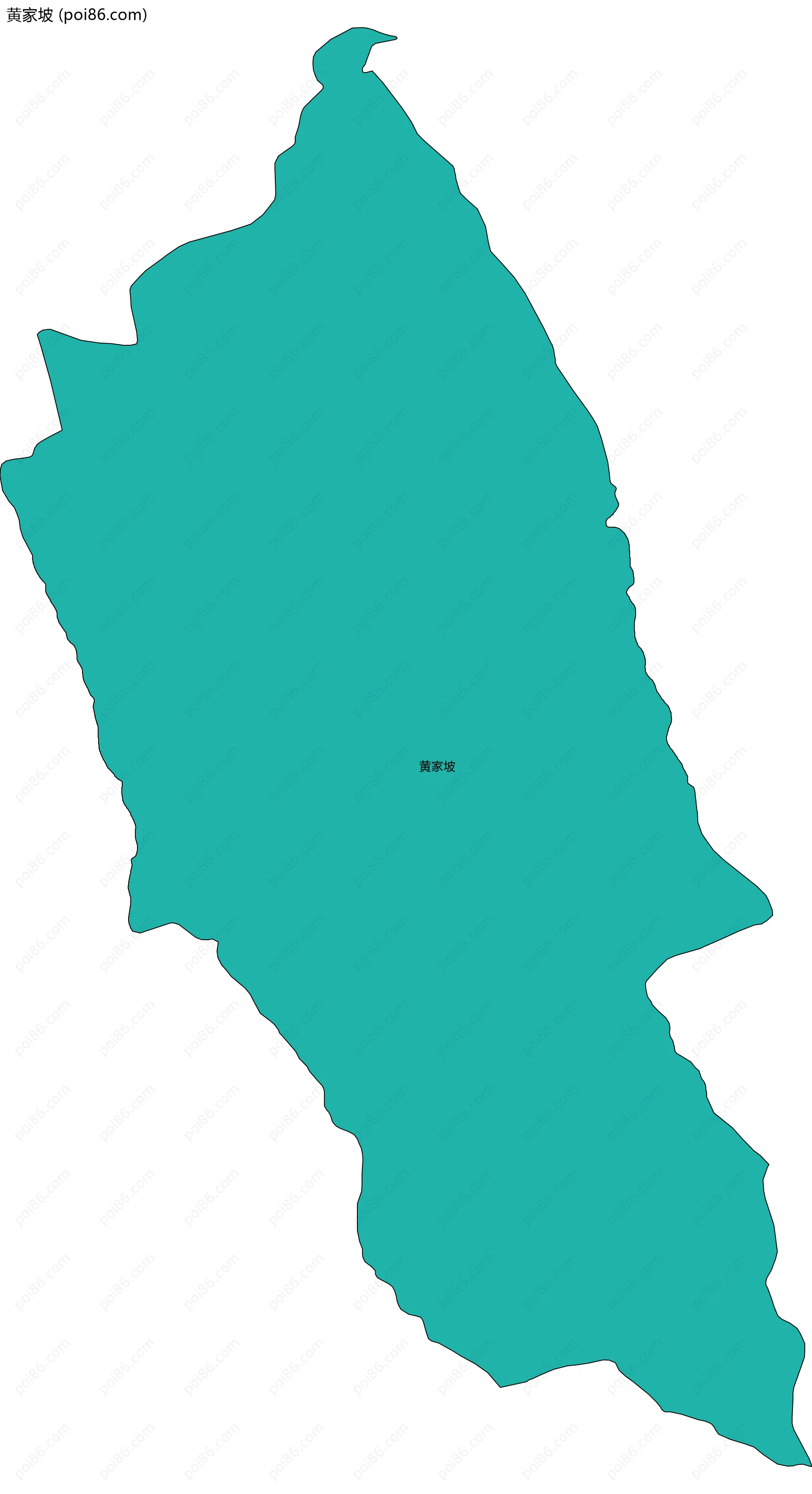 黄家坡边界地图