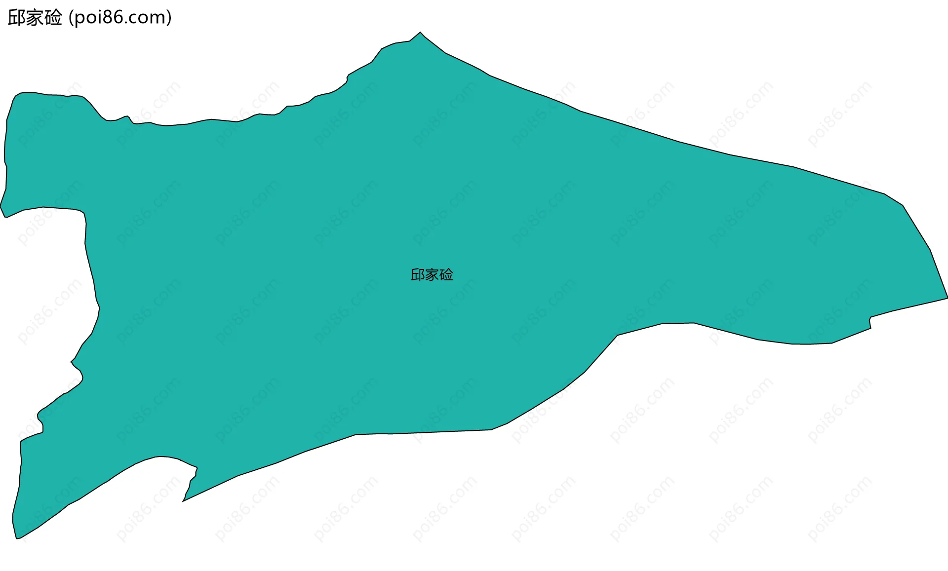 邱家硷边界地图