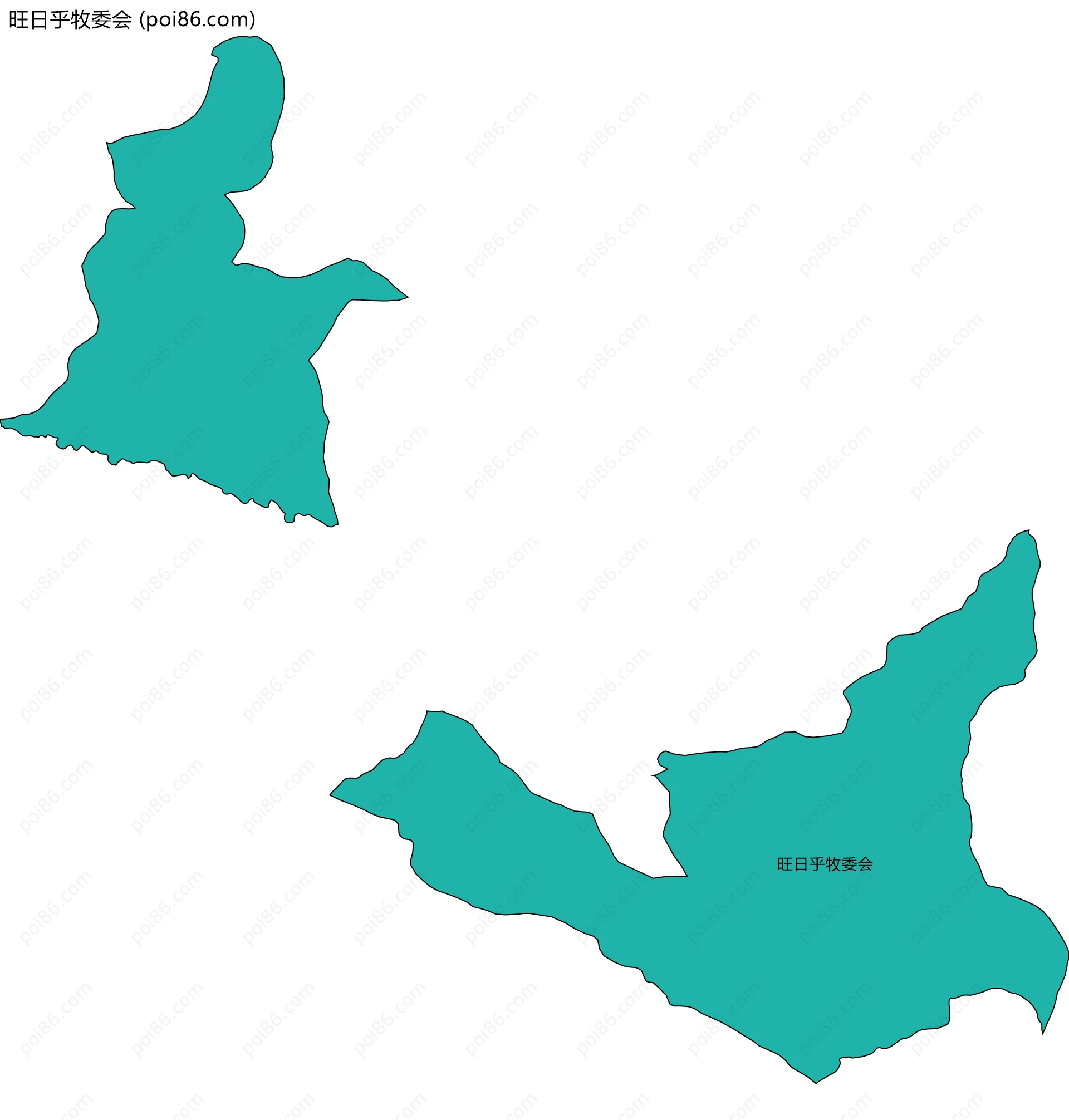 旺日乎牧委会边界地图