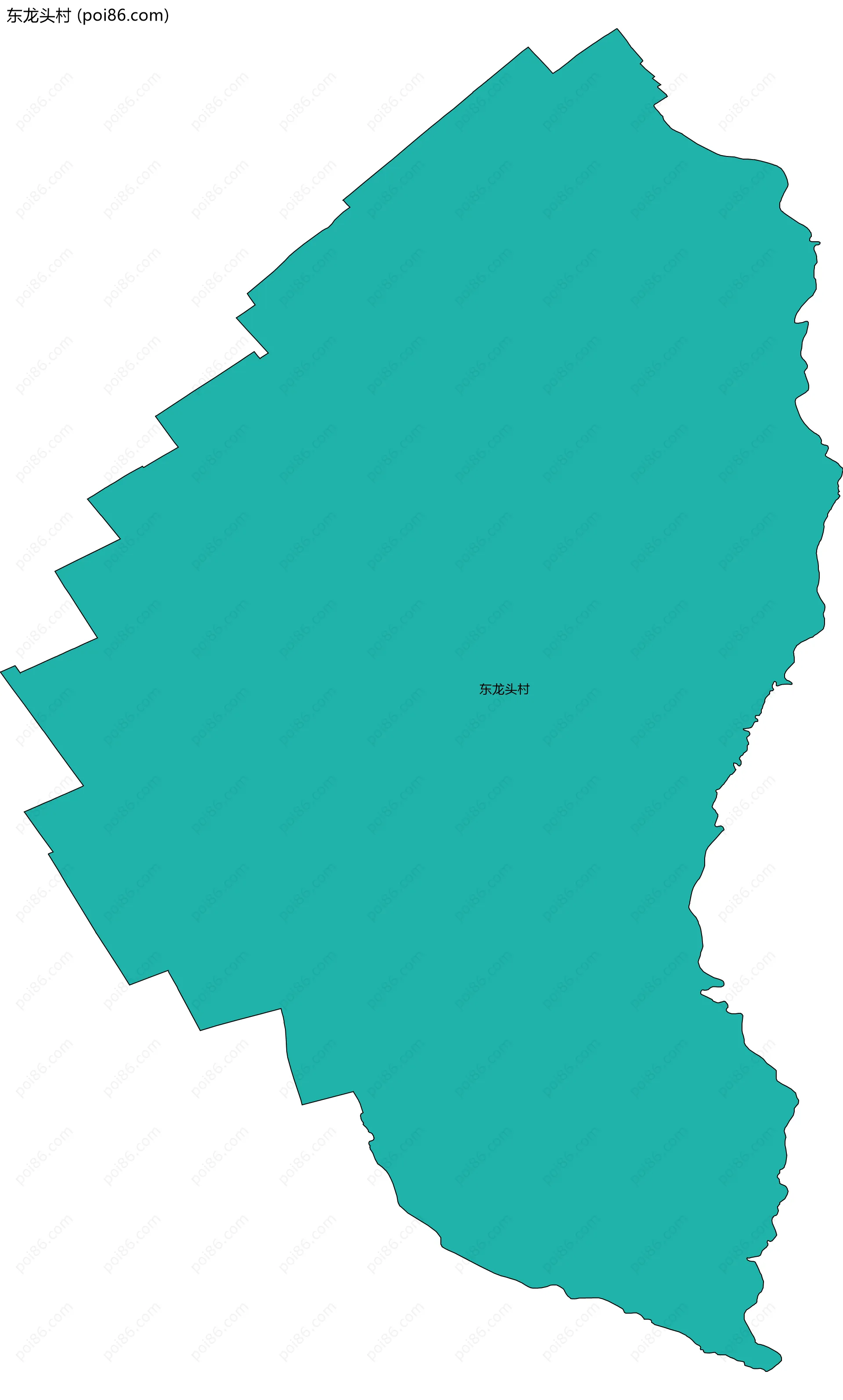 东龙头村边界地图