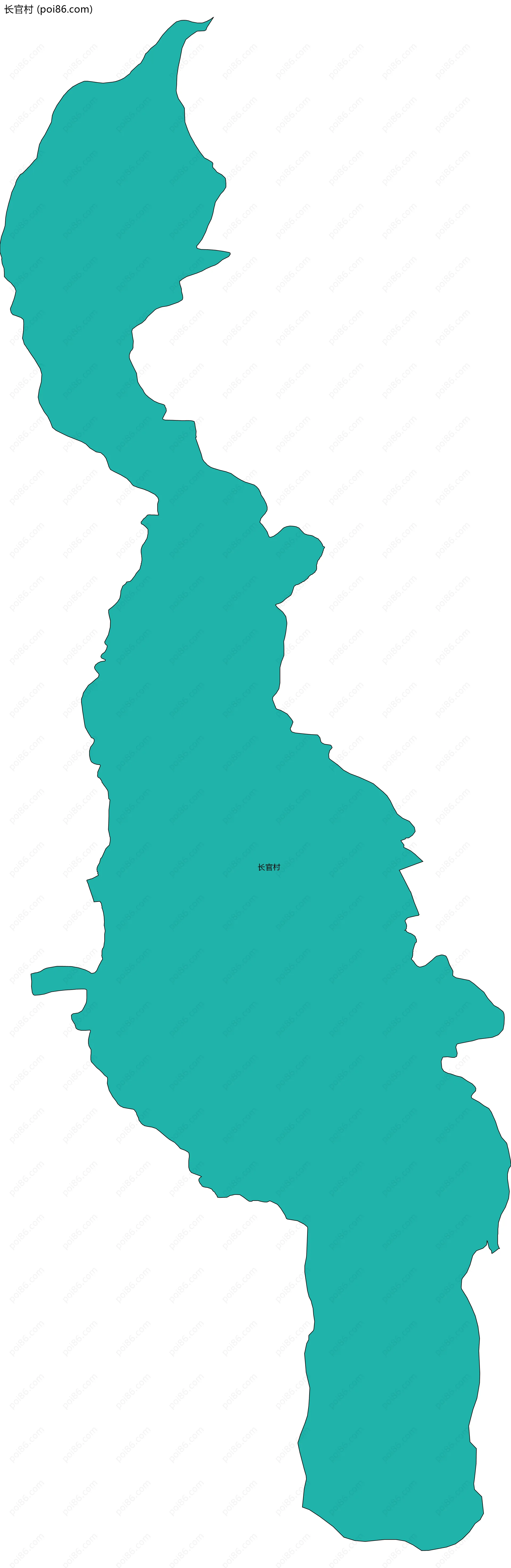 长官村边界地图