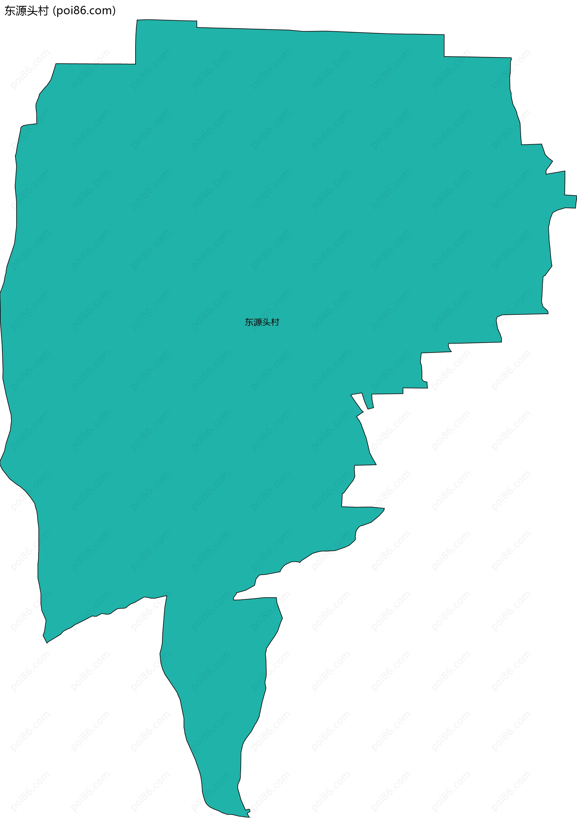 东源头村边界地图