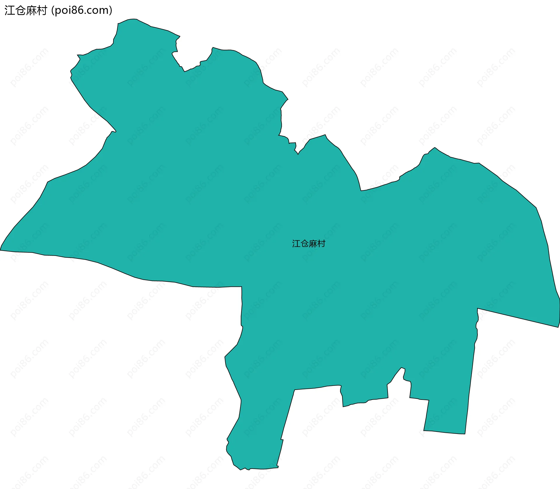 江仓麻村边界地图