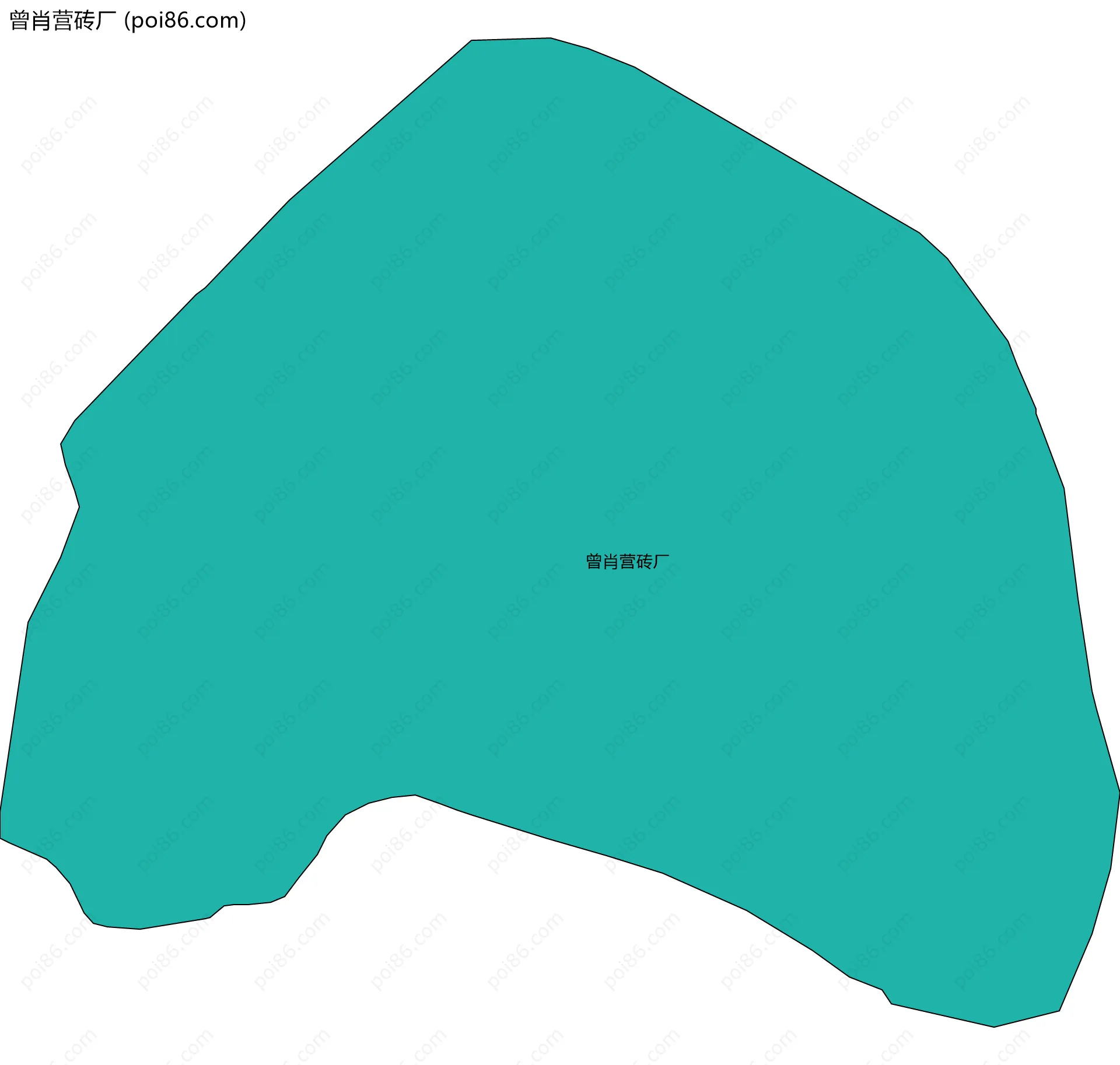 曾肖营砖厂边界地图