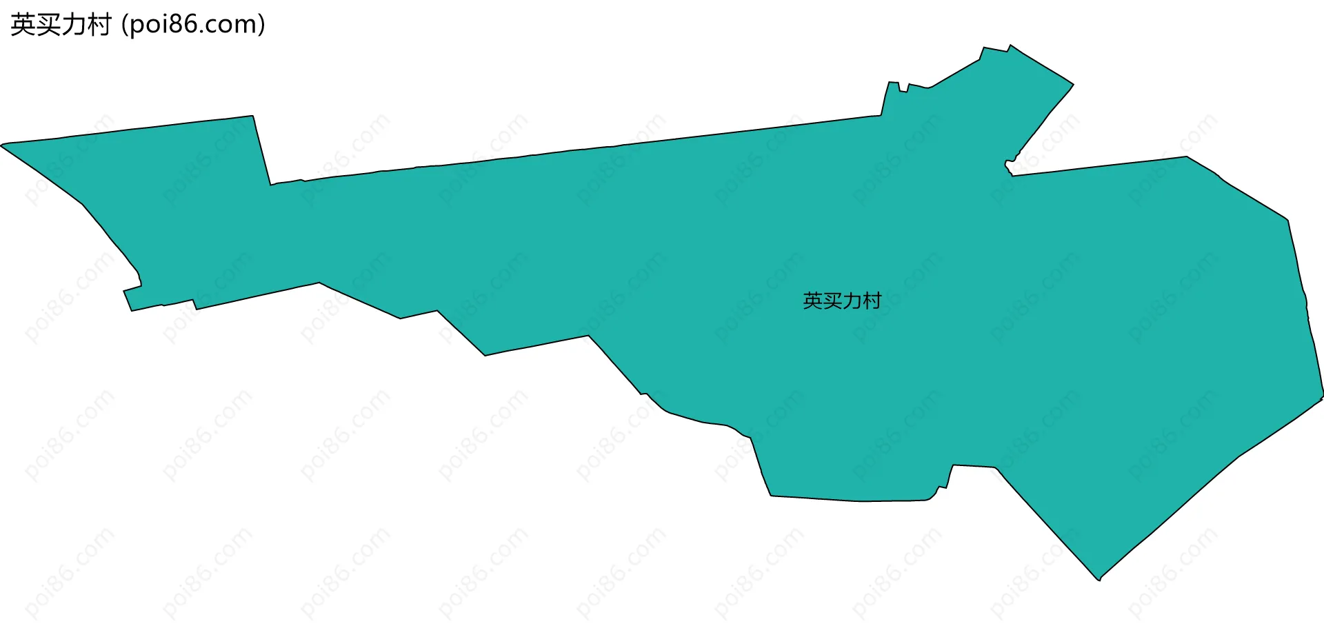 英买力村边界地图