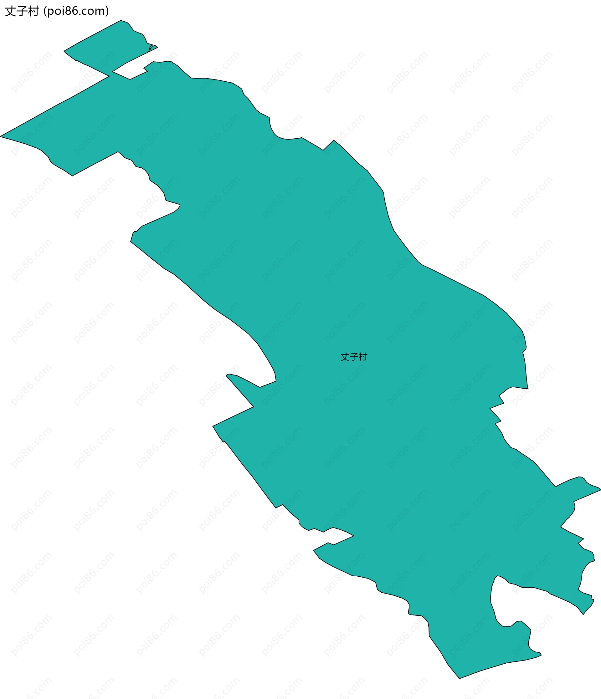 丈子村边界地图