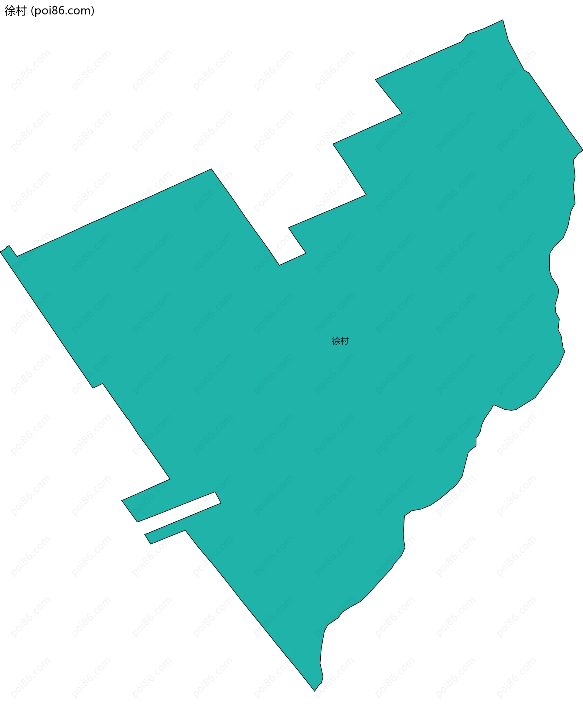 徐村边界地图