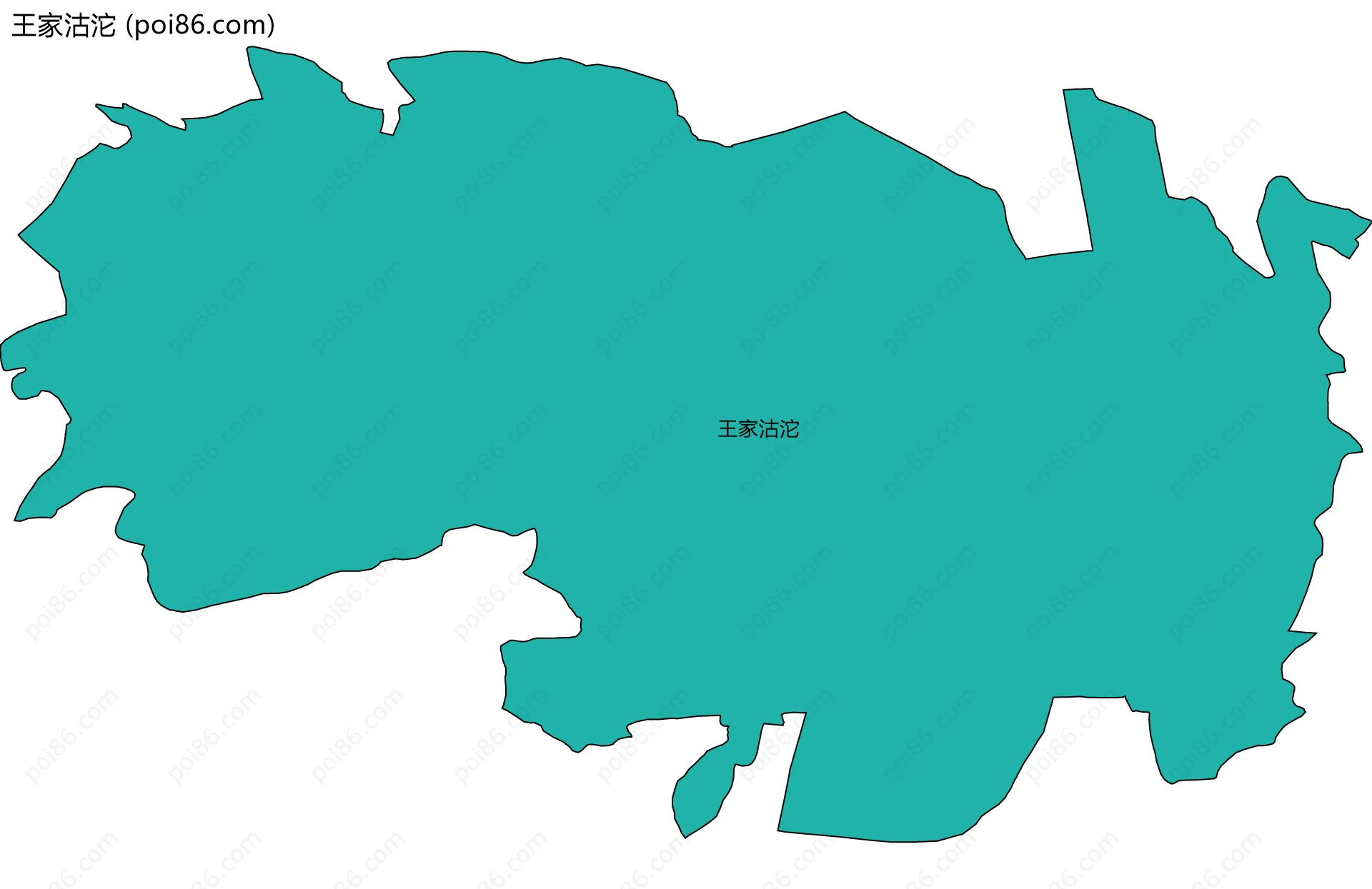 王家沽沱边界地图