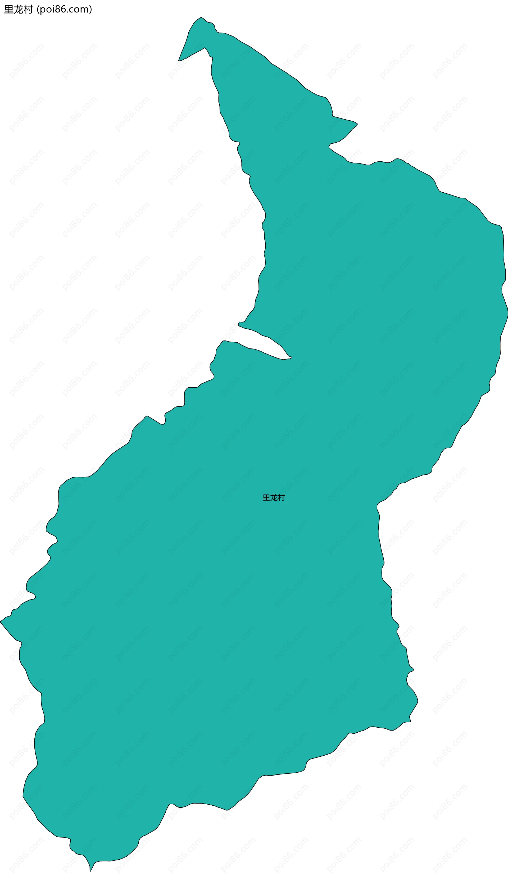 里龙村边界地图