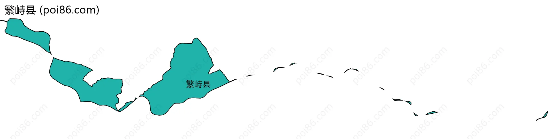 繁峙县边界地图