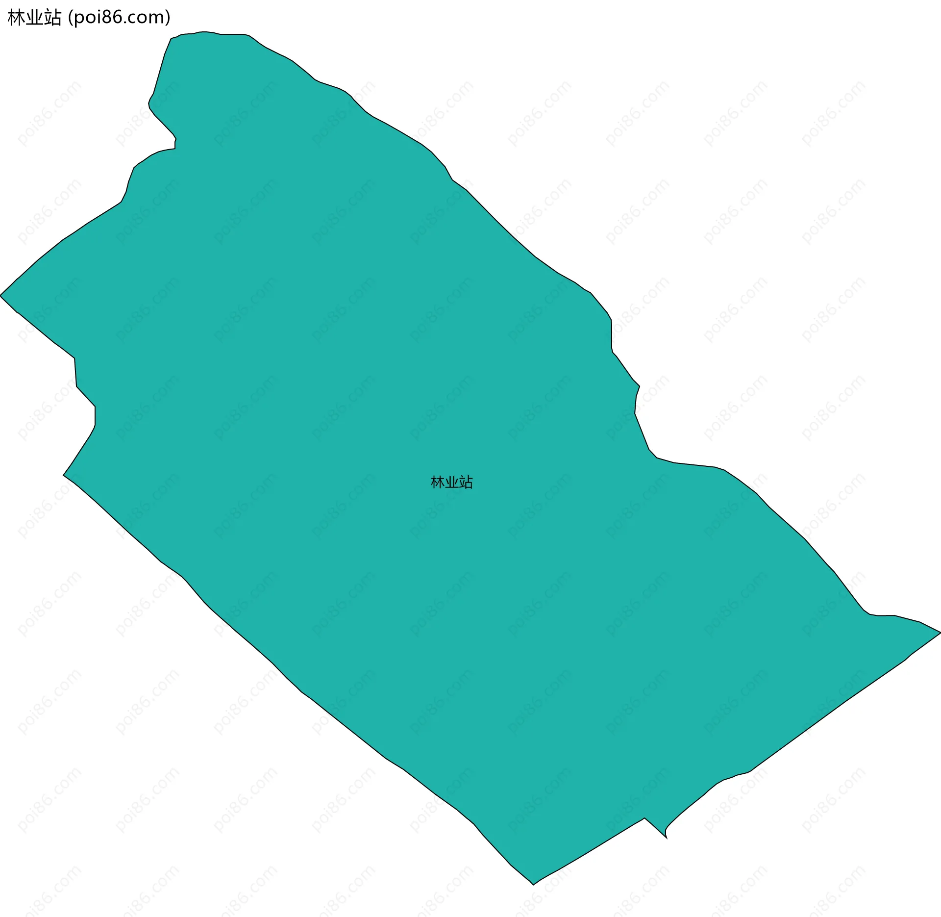 林业站边界地图