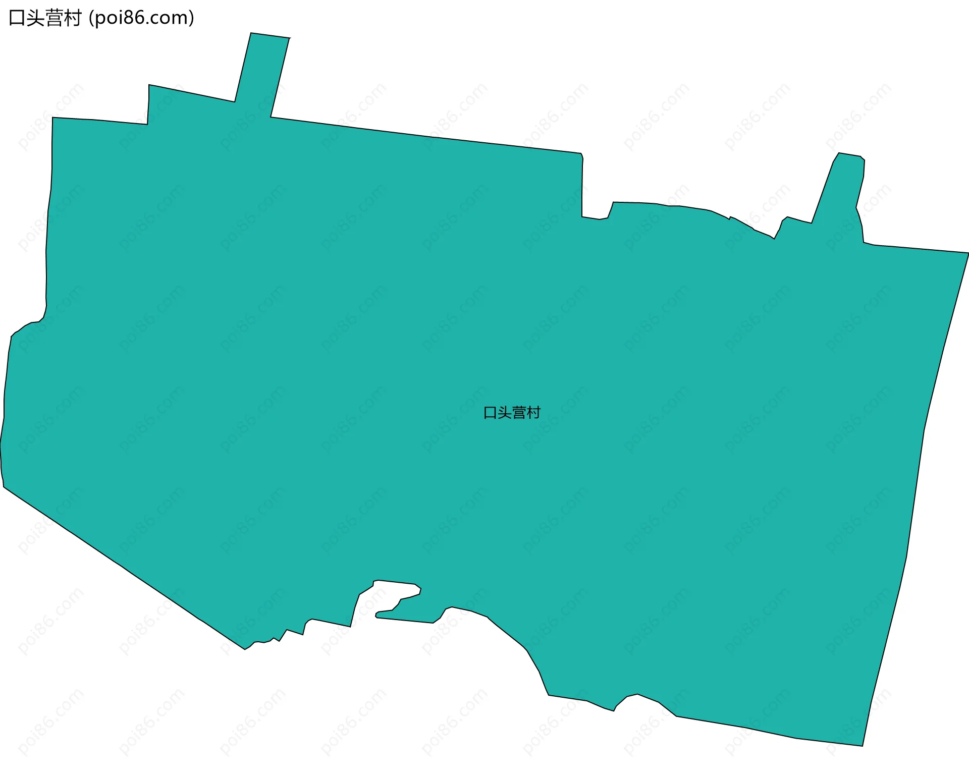 口头营村边界地图