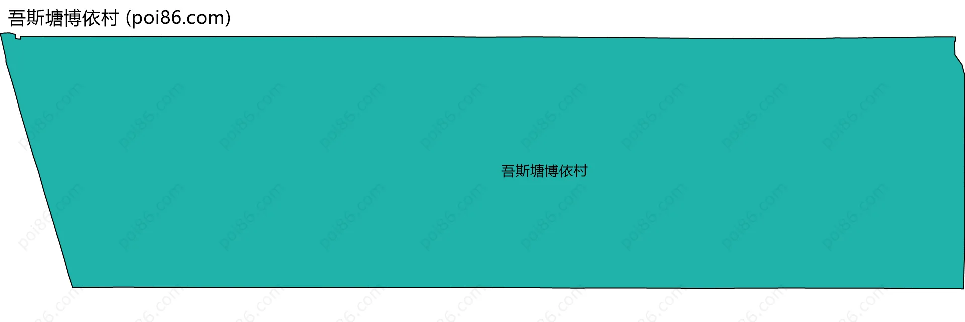 吾斯塘博依村边界地图