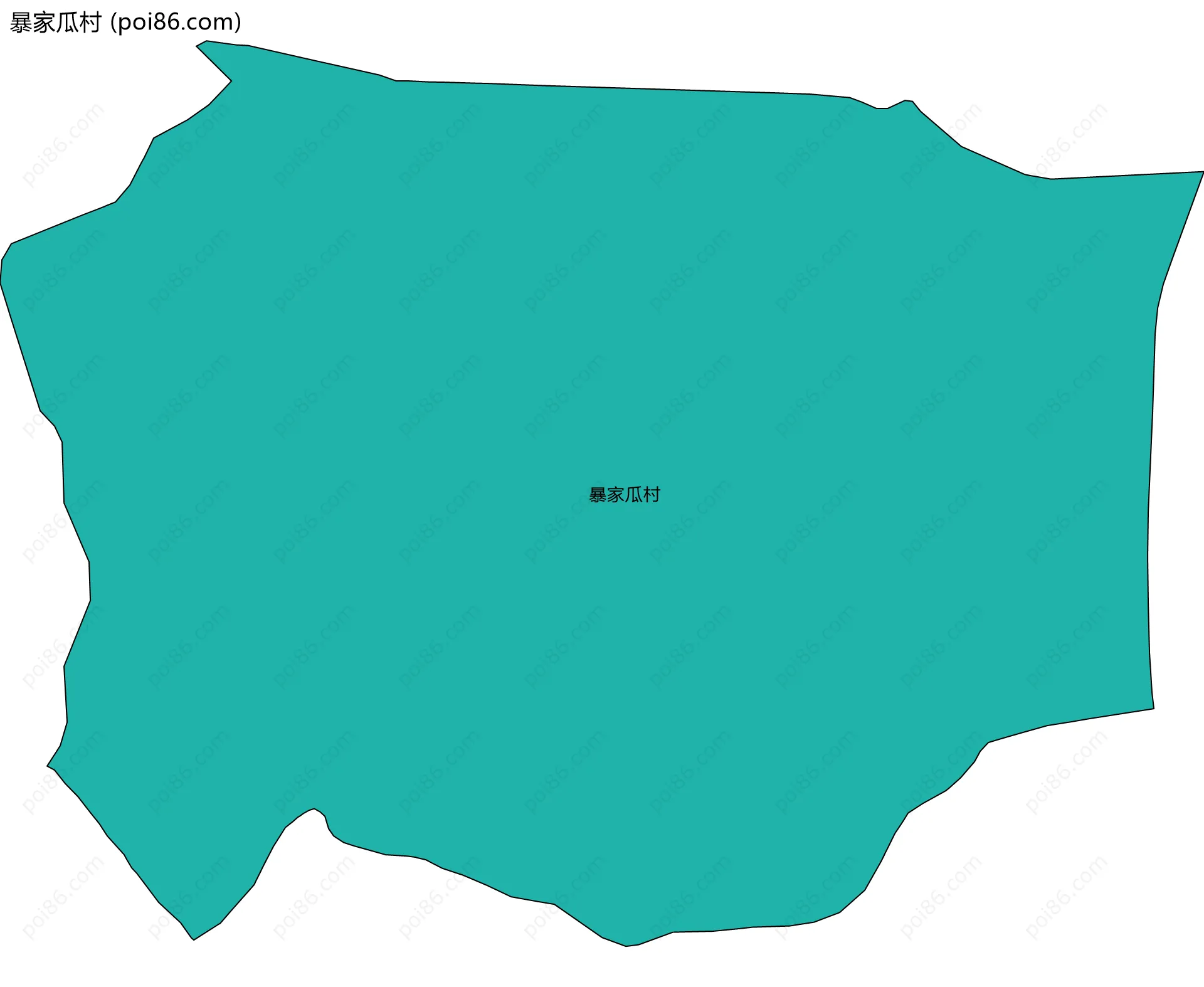 暴家瓜村边界地图