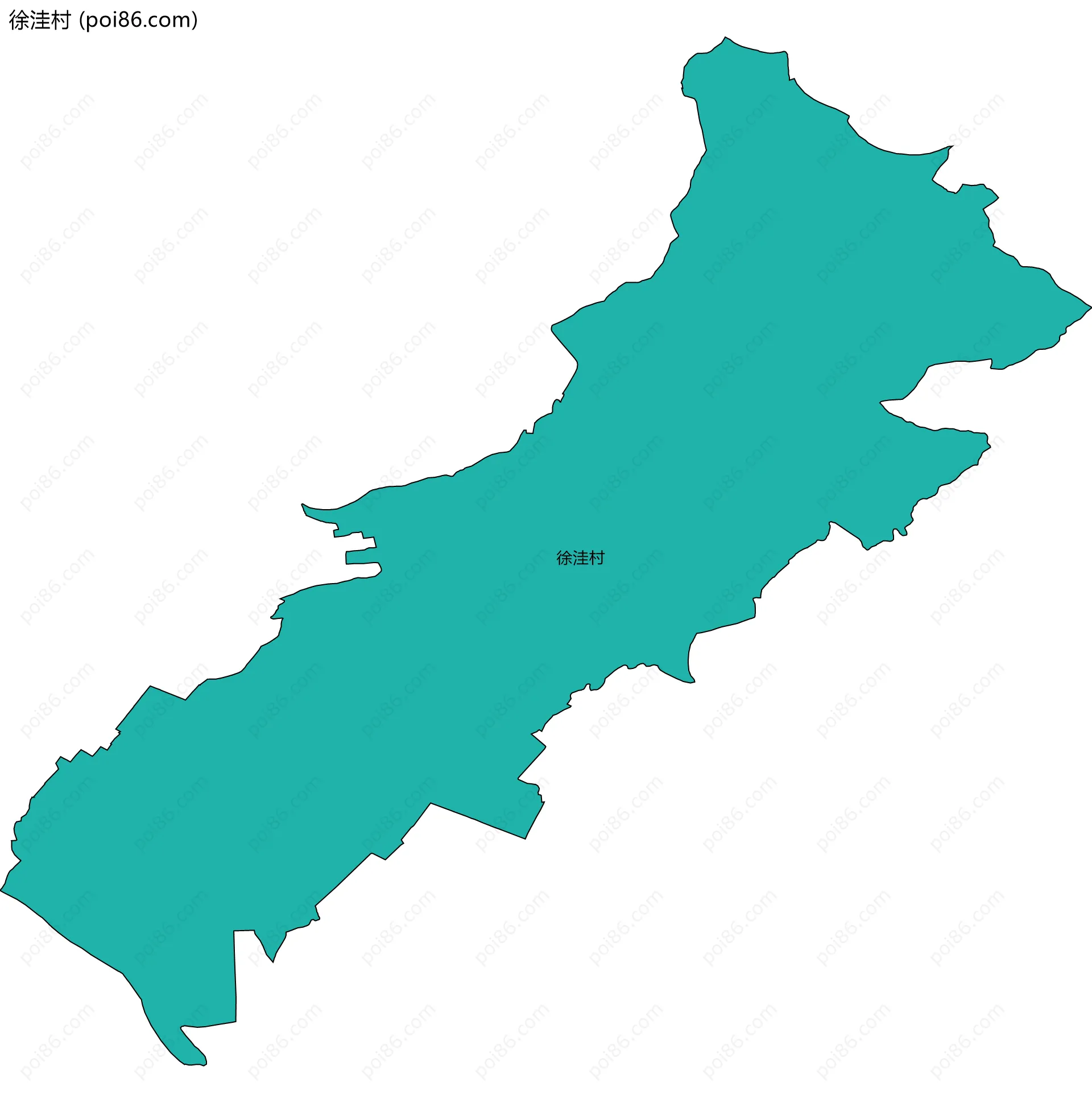 徐洼村边界地图