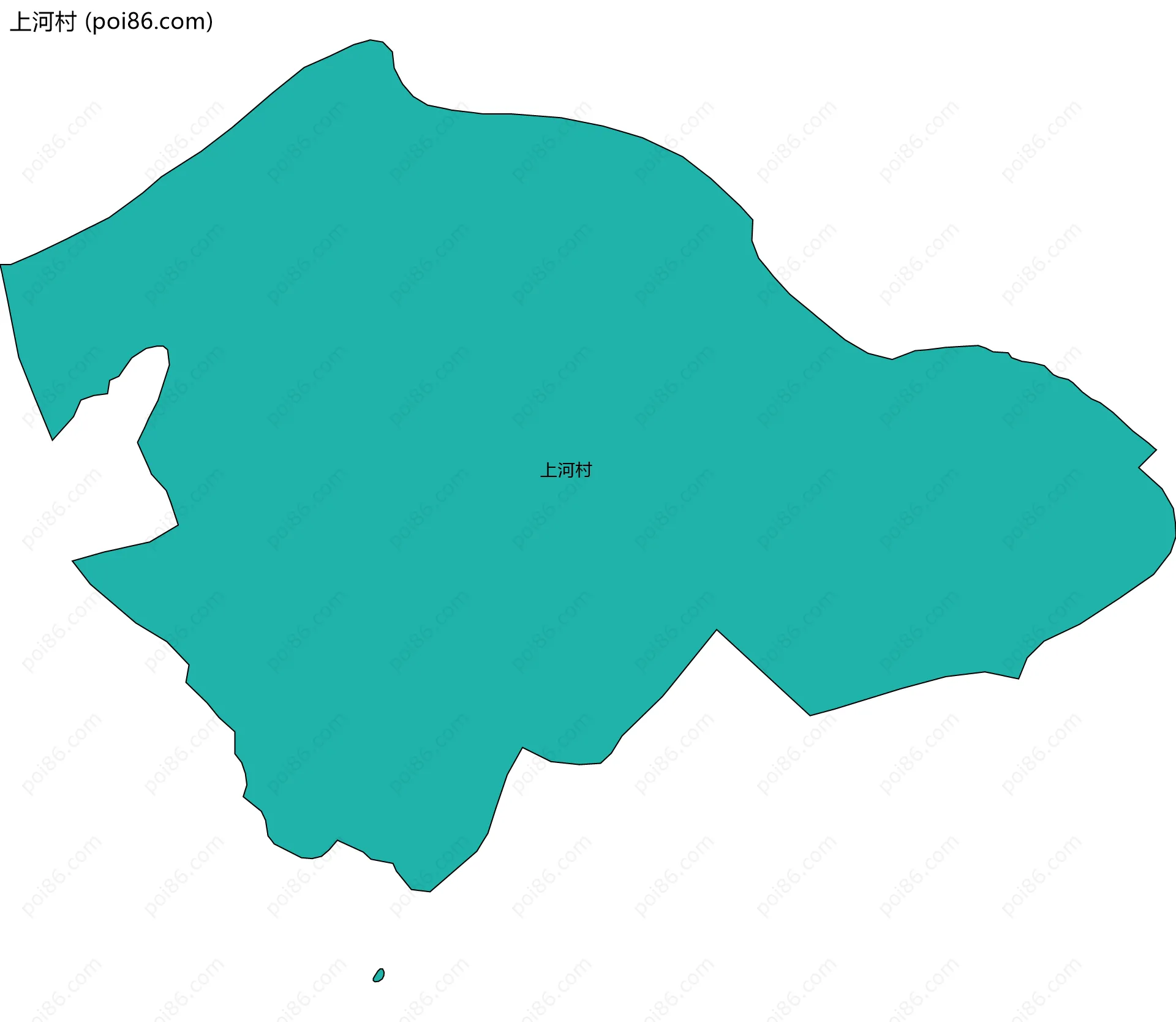 上河村边界地图