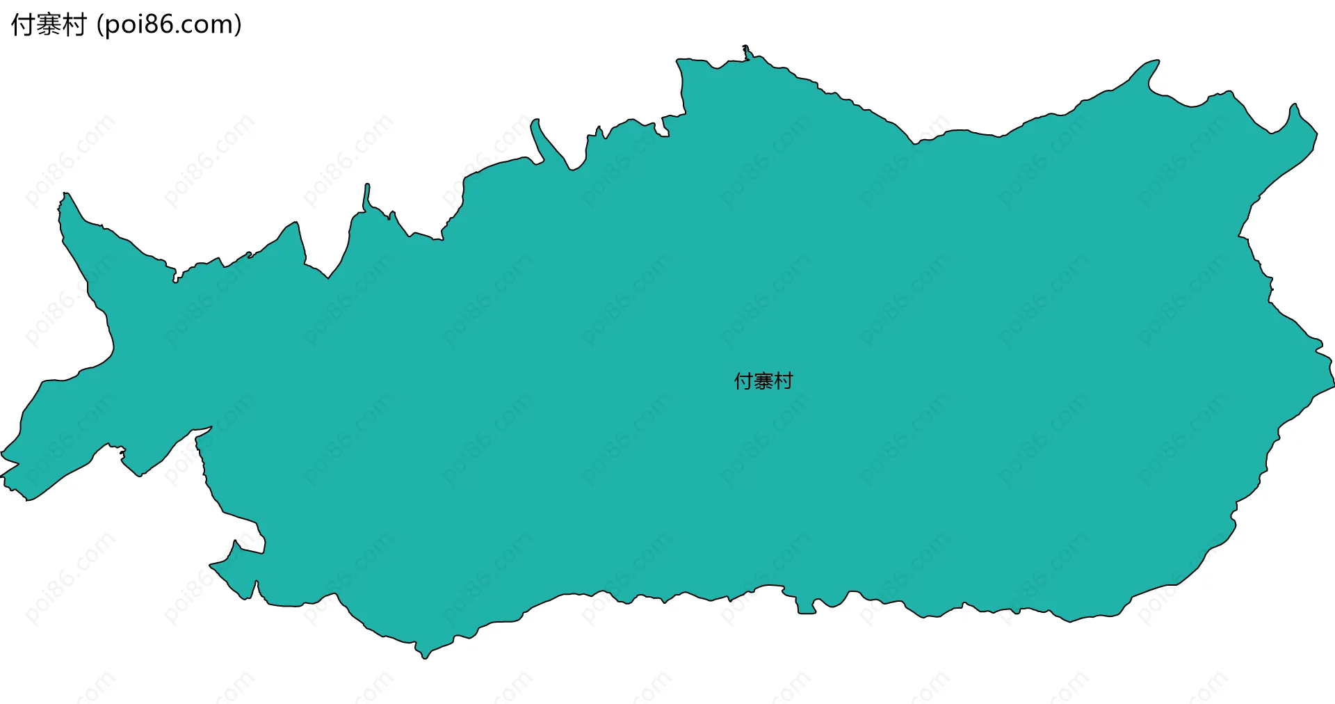 付寨村边界地图