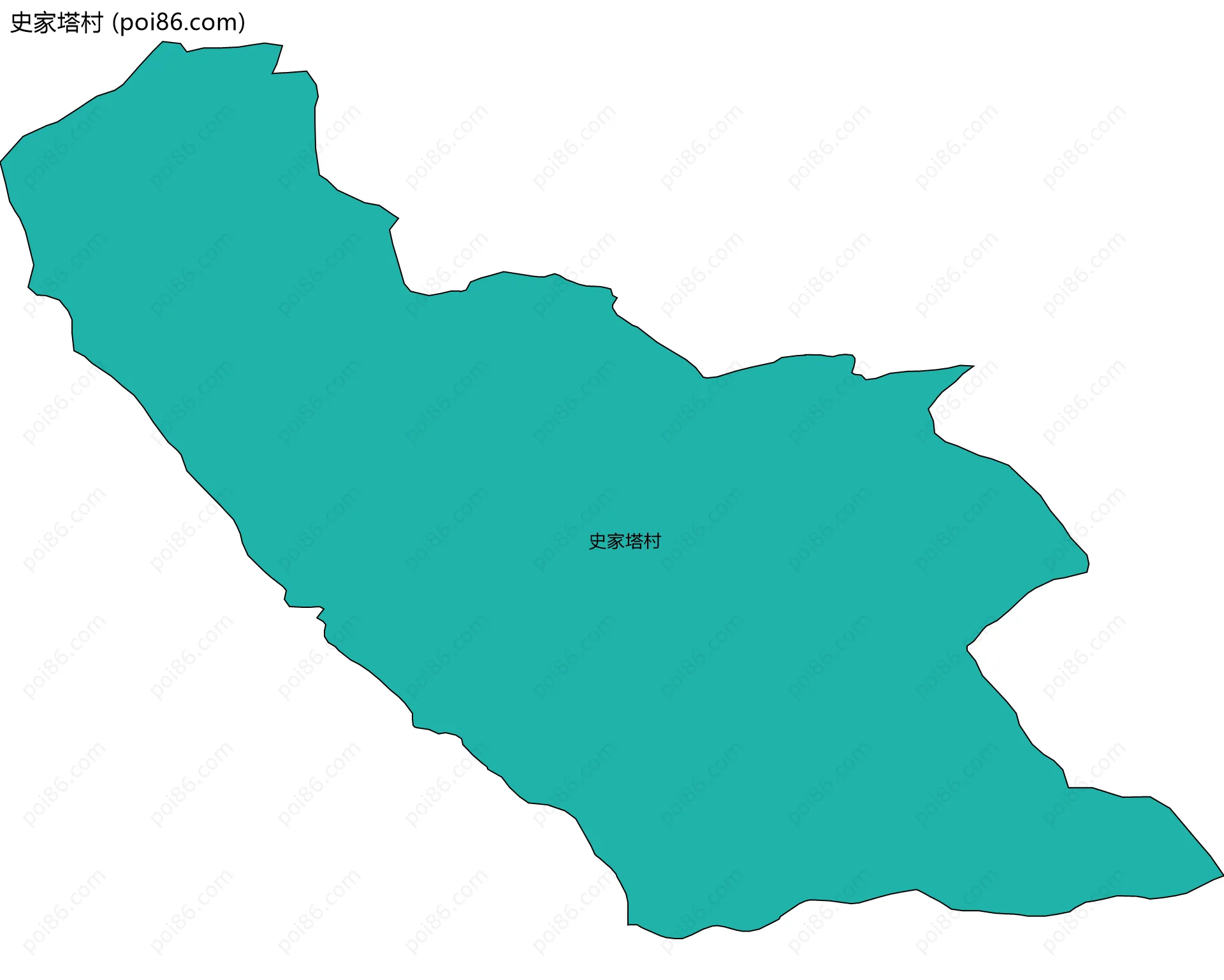 史家塔村边界地图