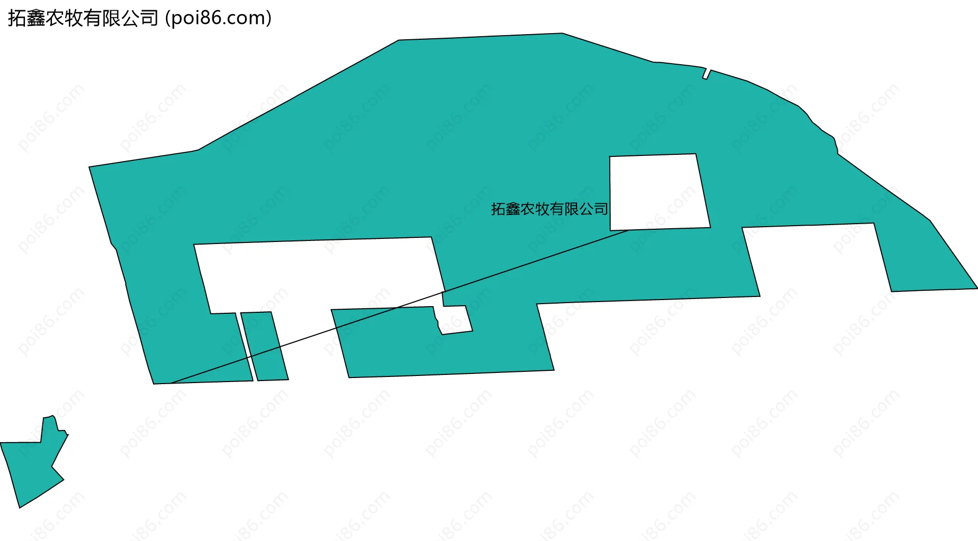 拓鑫农牧有限公司边界地图