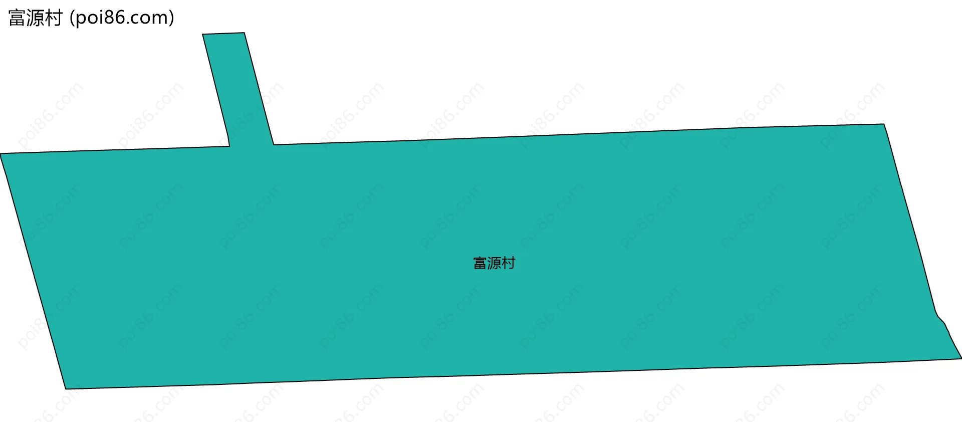 富源村边界地图