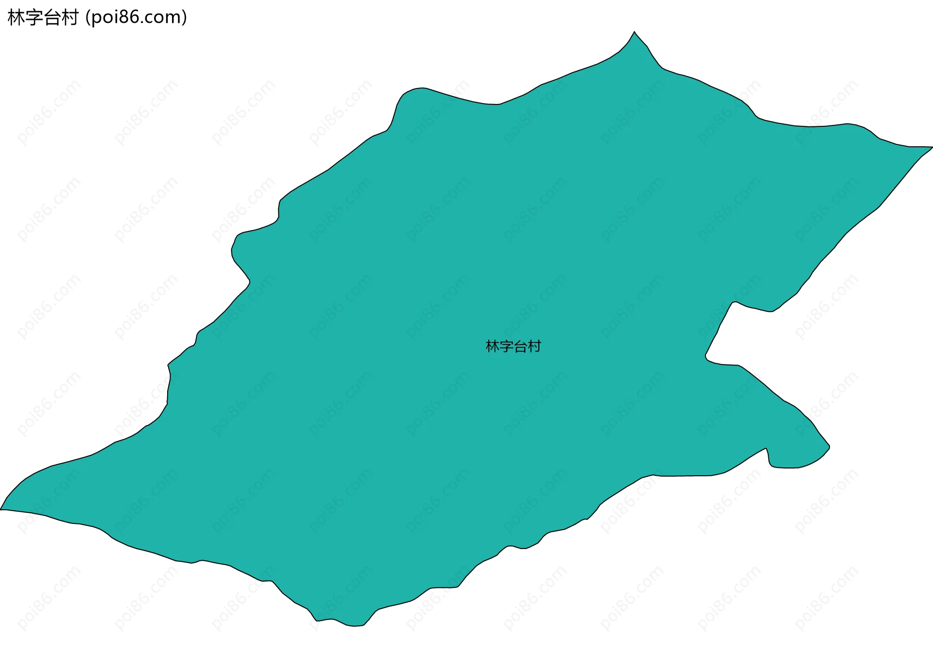 林字台村边界地图