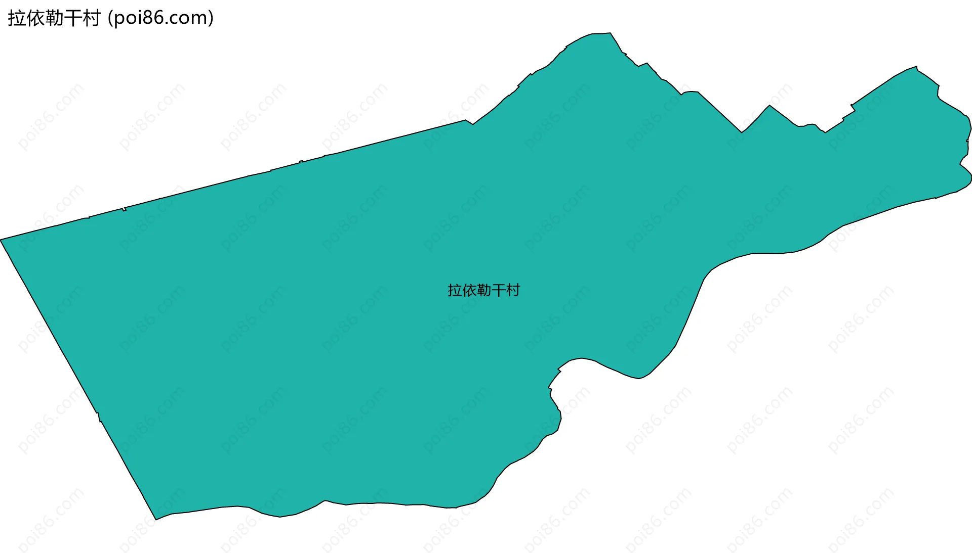 拉依勒干村边界地图