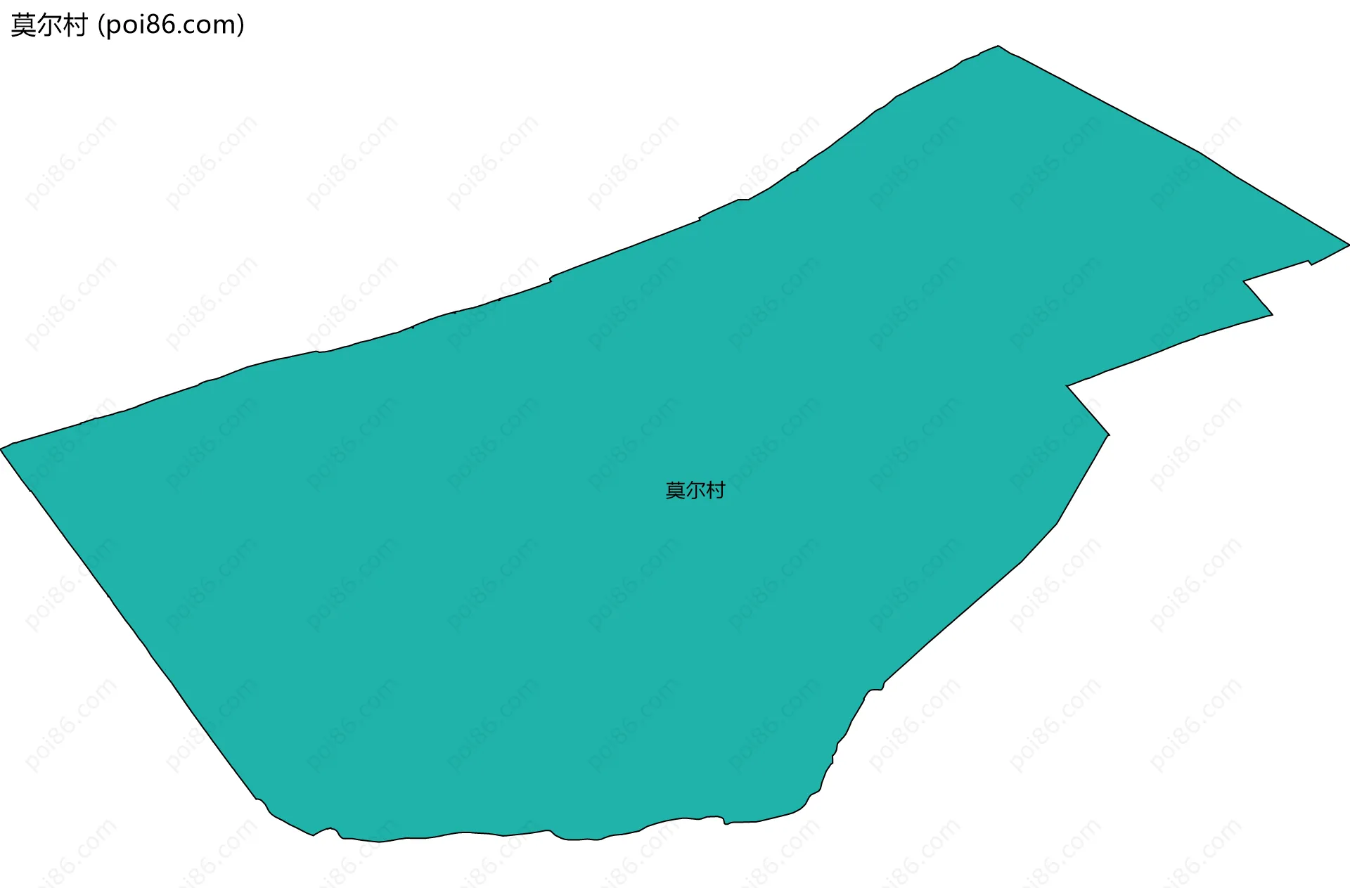莫尔村边界地图