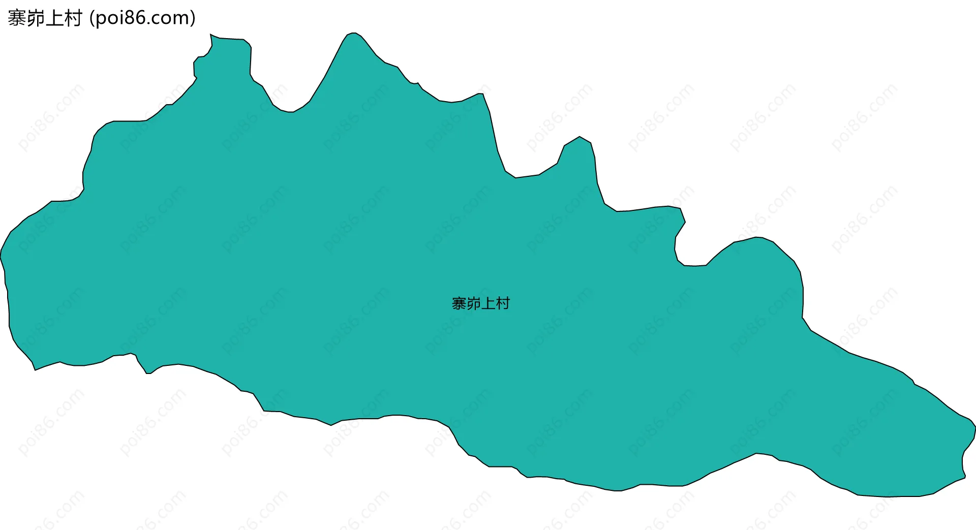 寨峁上村边界地图