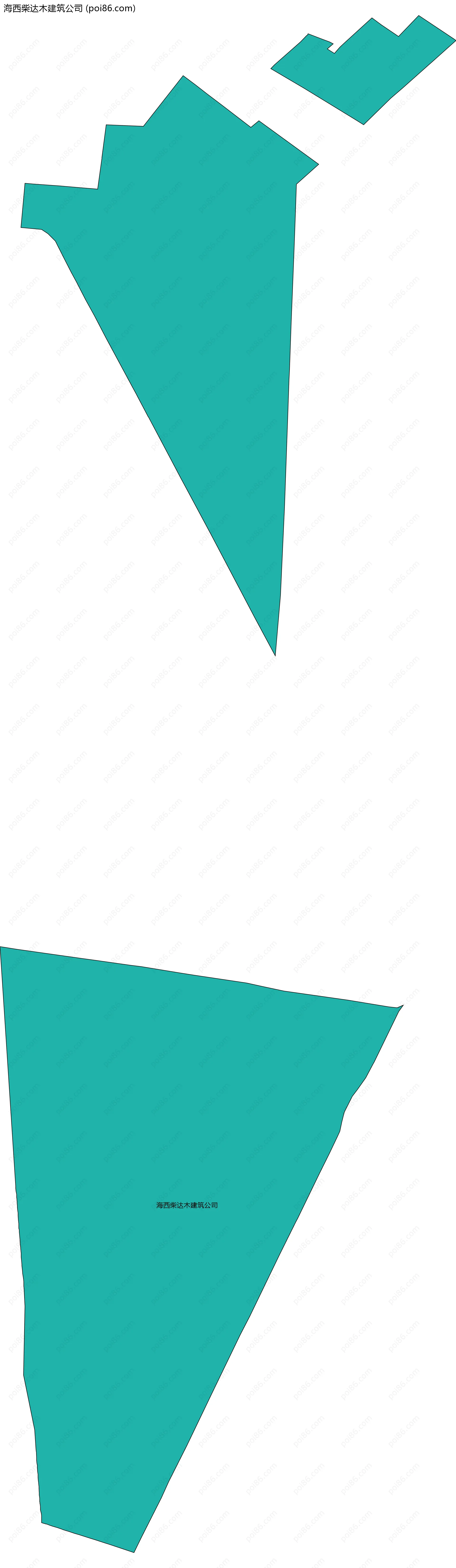 海西柴达木建筑公司边界地图