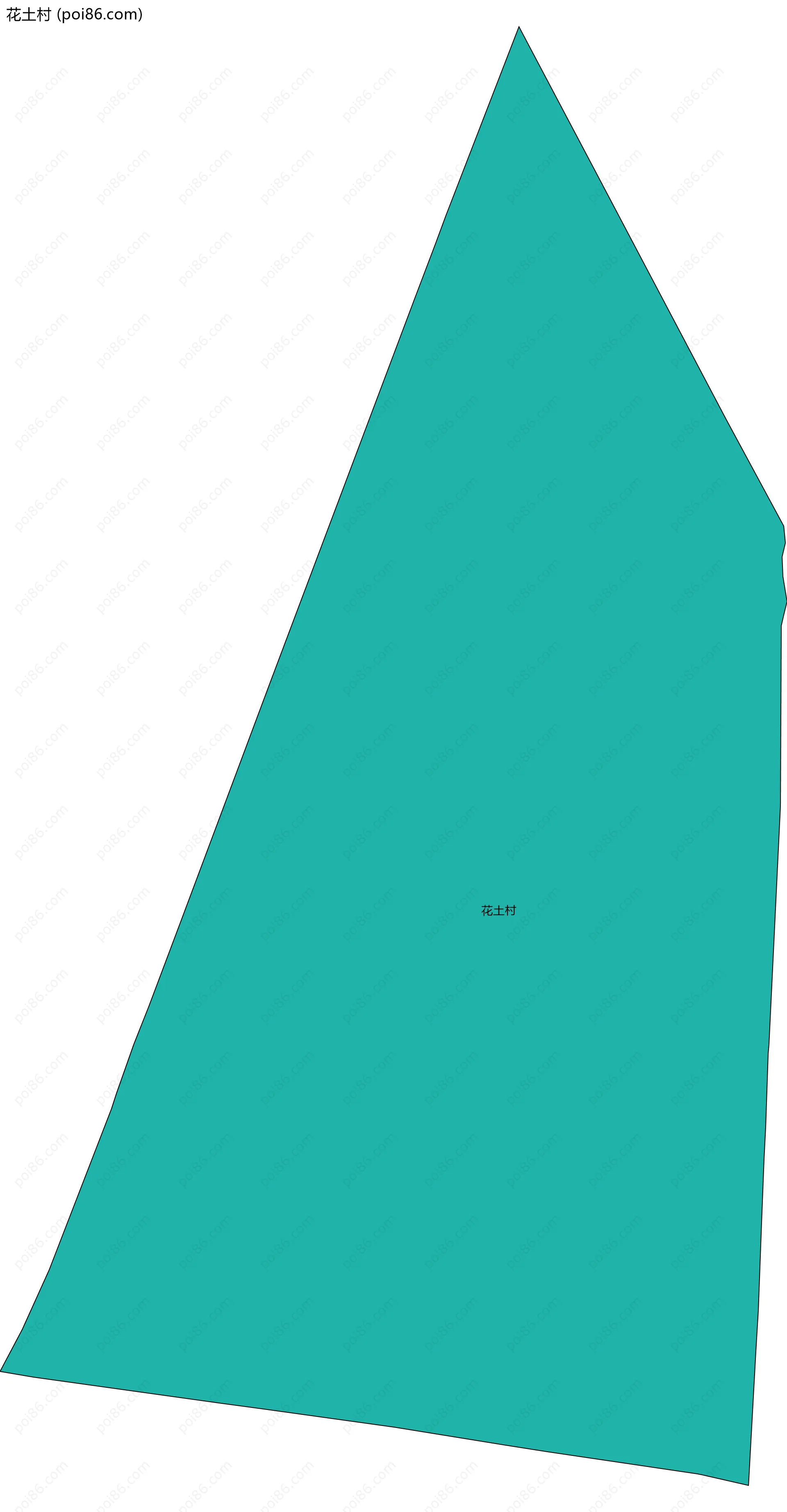 花土村边界地图